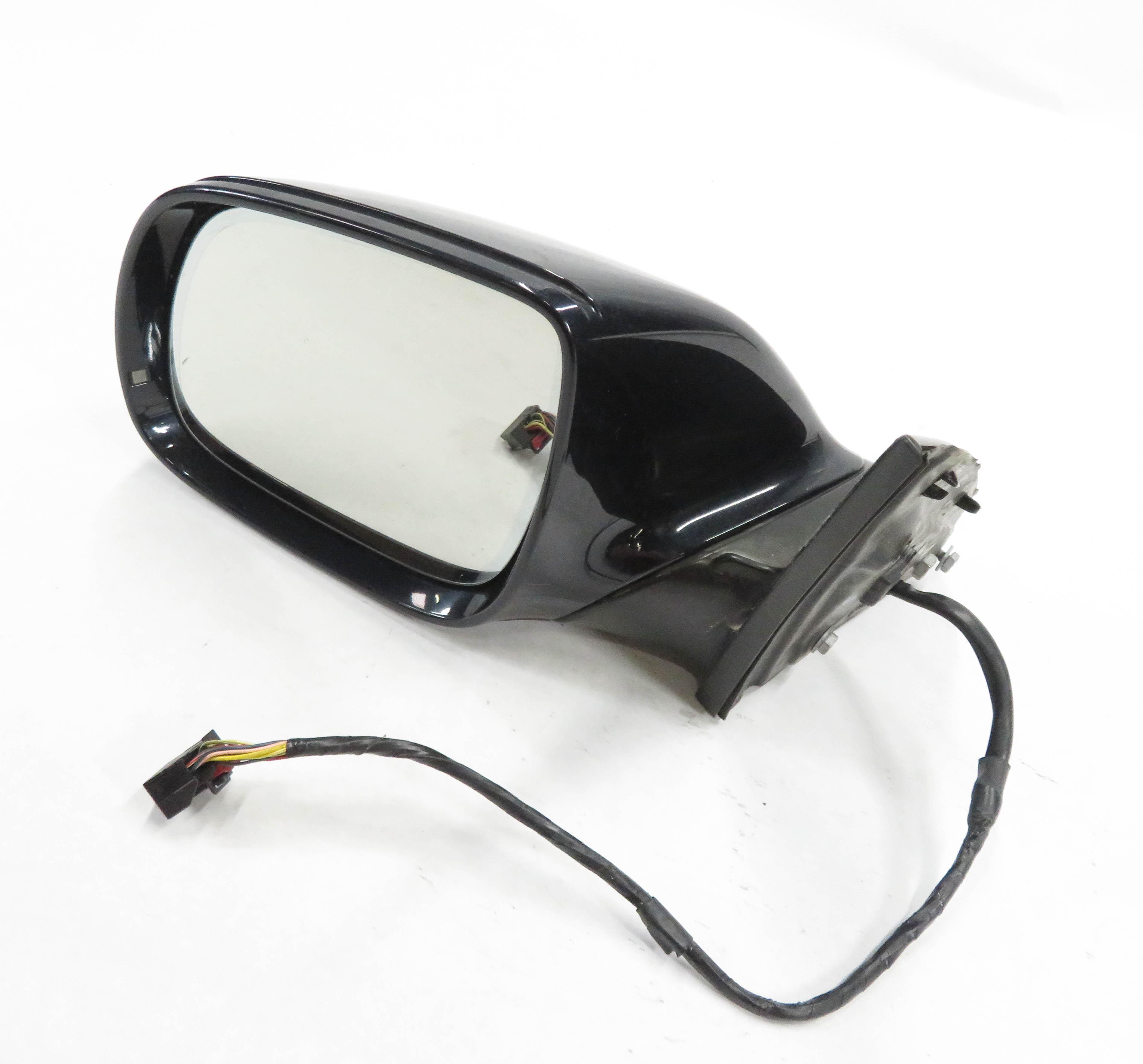 2010-2012 AUDI Q7 (4L) LEFT P-FOLD HEATED MEMORY DOOR MIRROR (COBALT BLUE LZ5Q) — exact item pictured