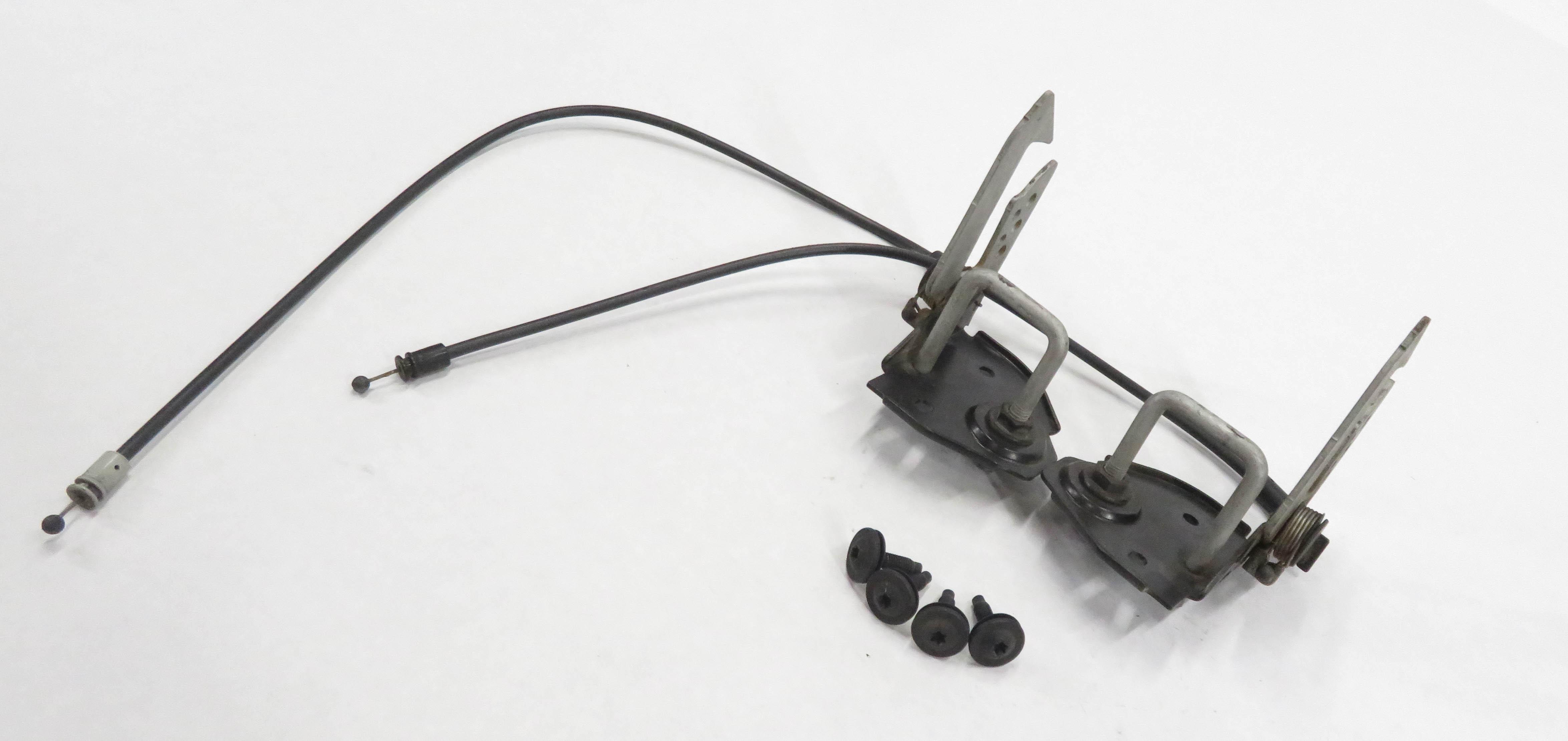 2013 BMW ACTIVEHYBRID 5 - FRONT HOOD LID LOCK LATCH SET-2 w/ CABLE — exact item pictured