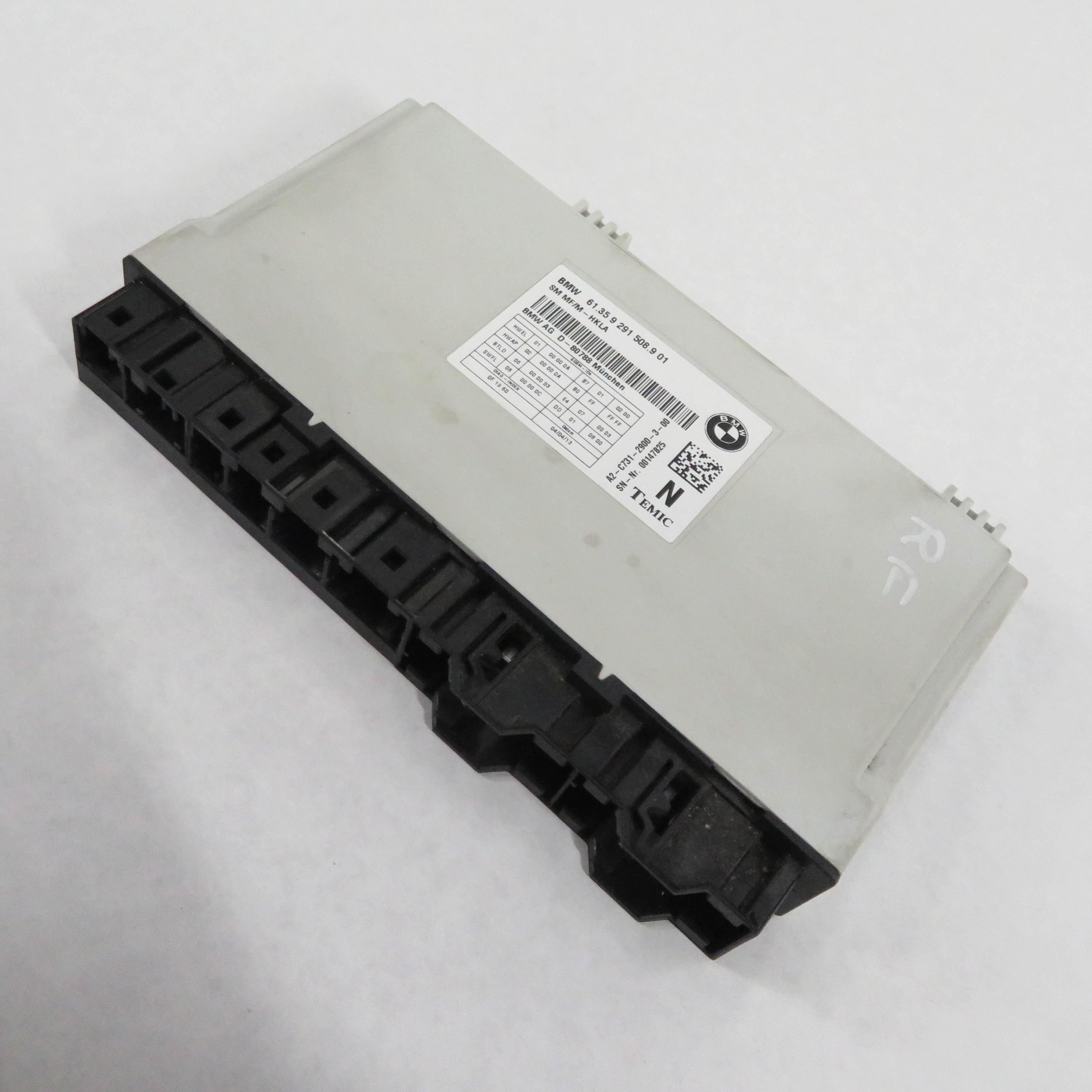 10-17 BMW 528i 535i 550i 650i 740i 750i 760i F10 F01 COMFORT MEMORY SEAT MODULE — exact item pictured