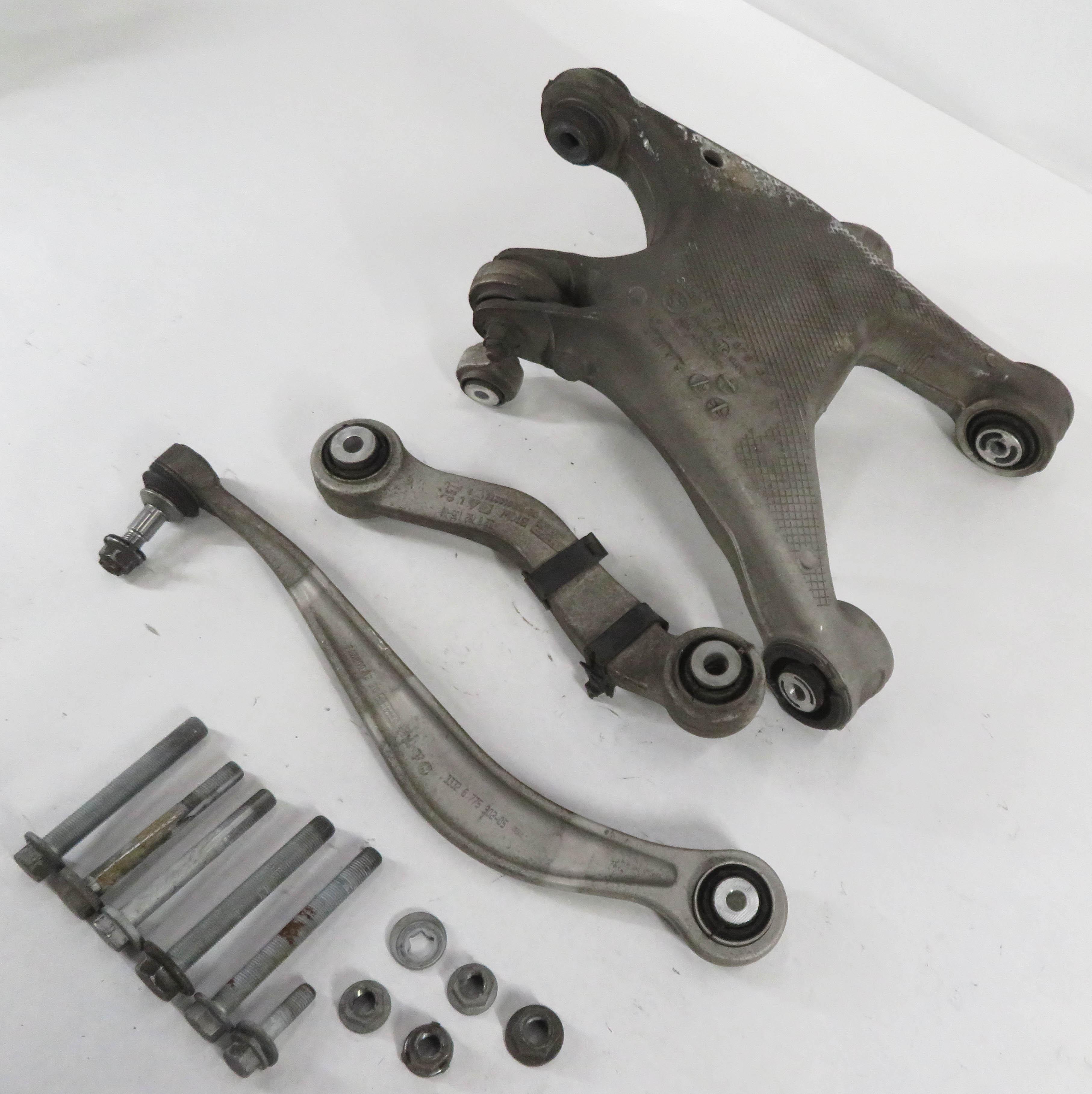11-19 BMW 535i 550i 640i 650i 740i 750i (F01 F10) RIGHT REAR CONTROL ARM SET-3 — exact item pictured