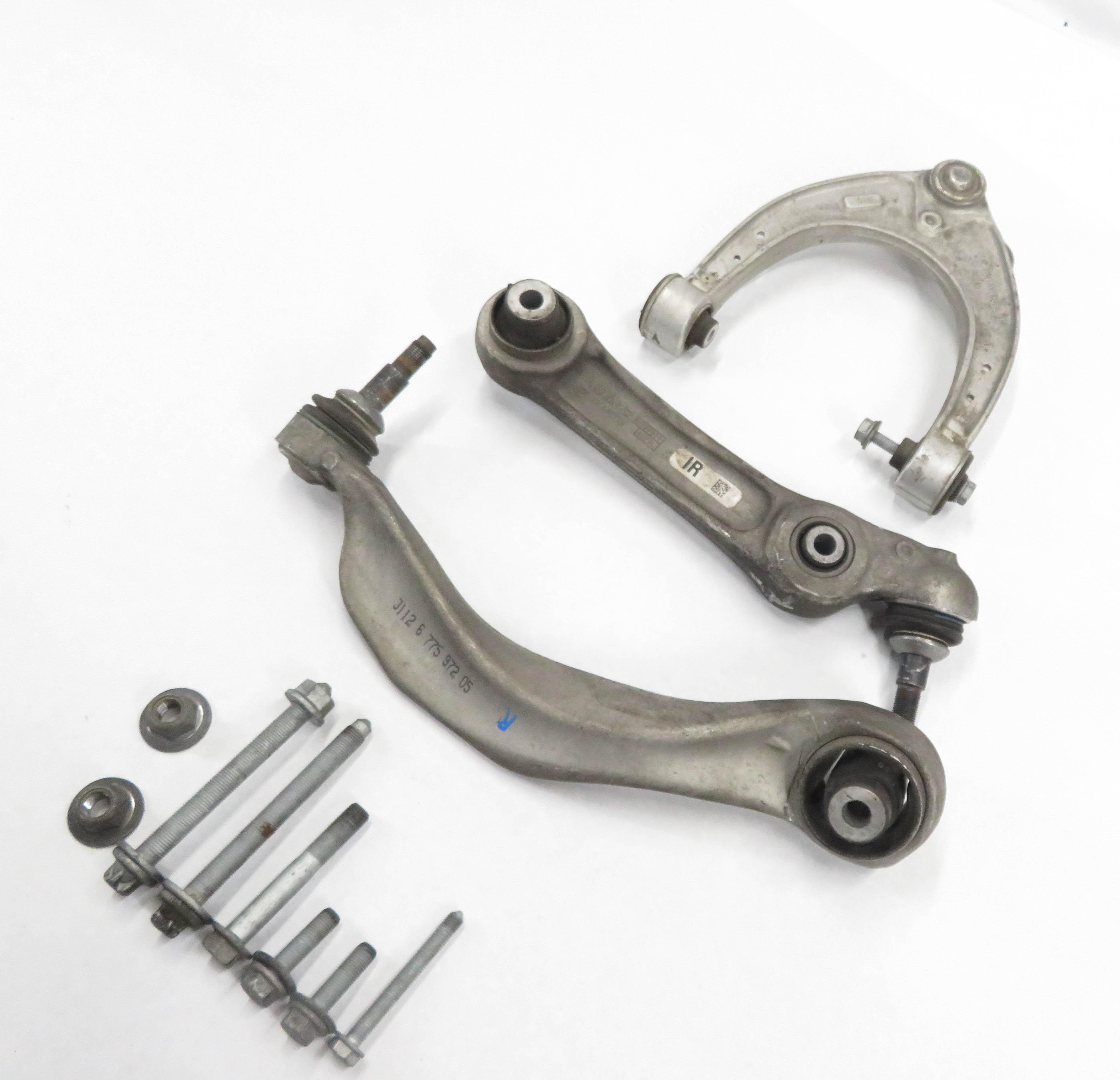 11-19 BMW 528i 535i 550i 640i 650i (F06 F10) RWD RIGHT FRONT CONTROL ARM SET (3) — exact item pictured