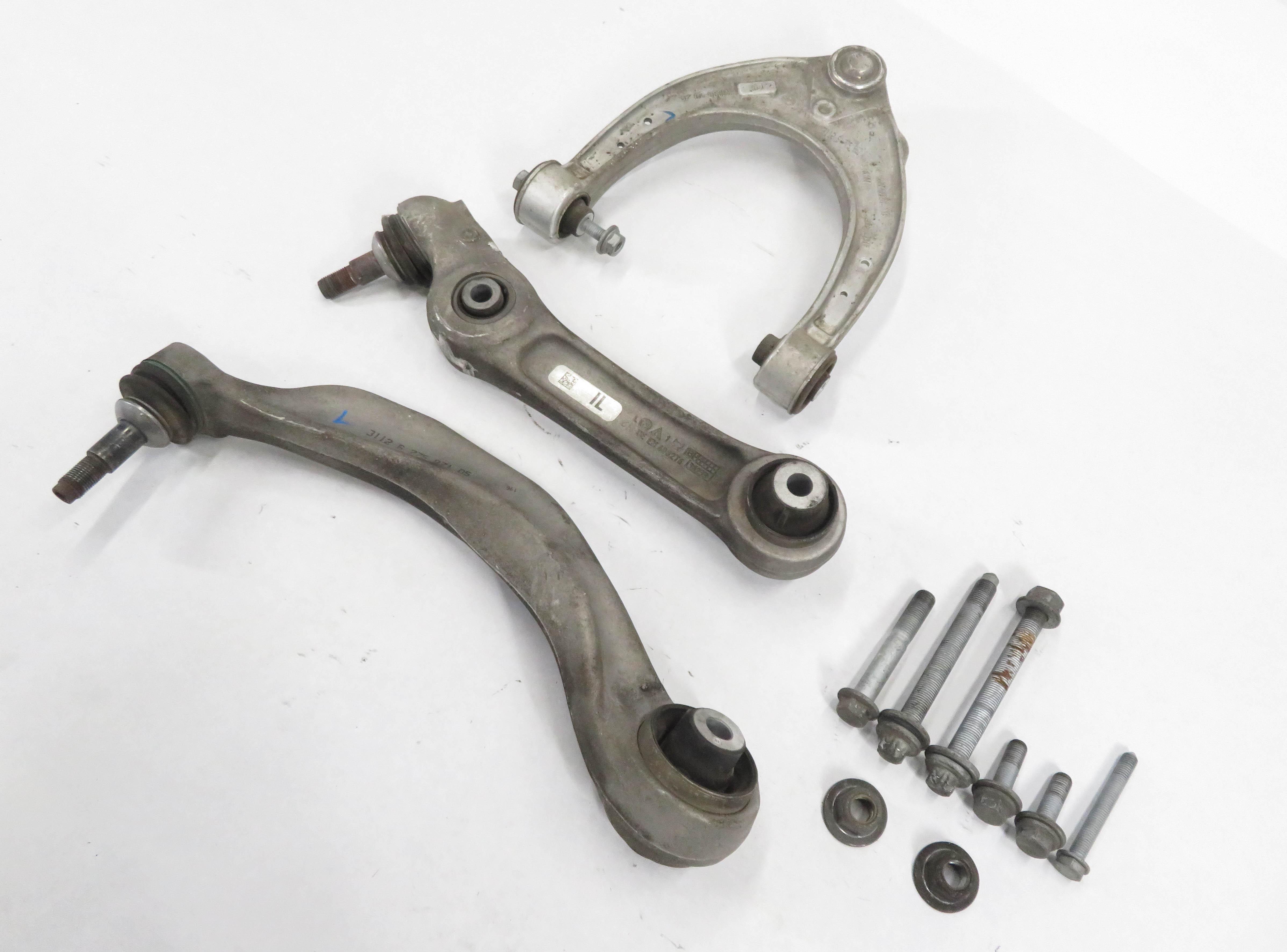 11-19 BMW 528i 535i 550i 640i 650i (F06 F10) RWD LEFT FRONT CONTROL ARM SET (3) — exact item pictured