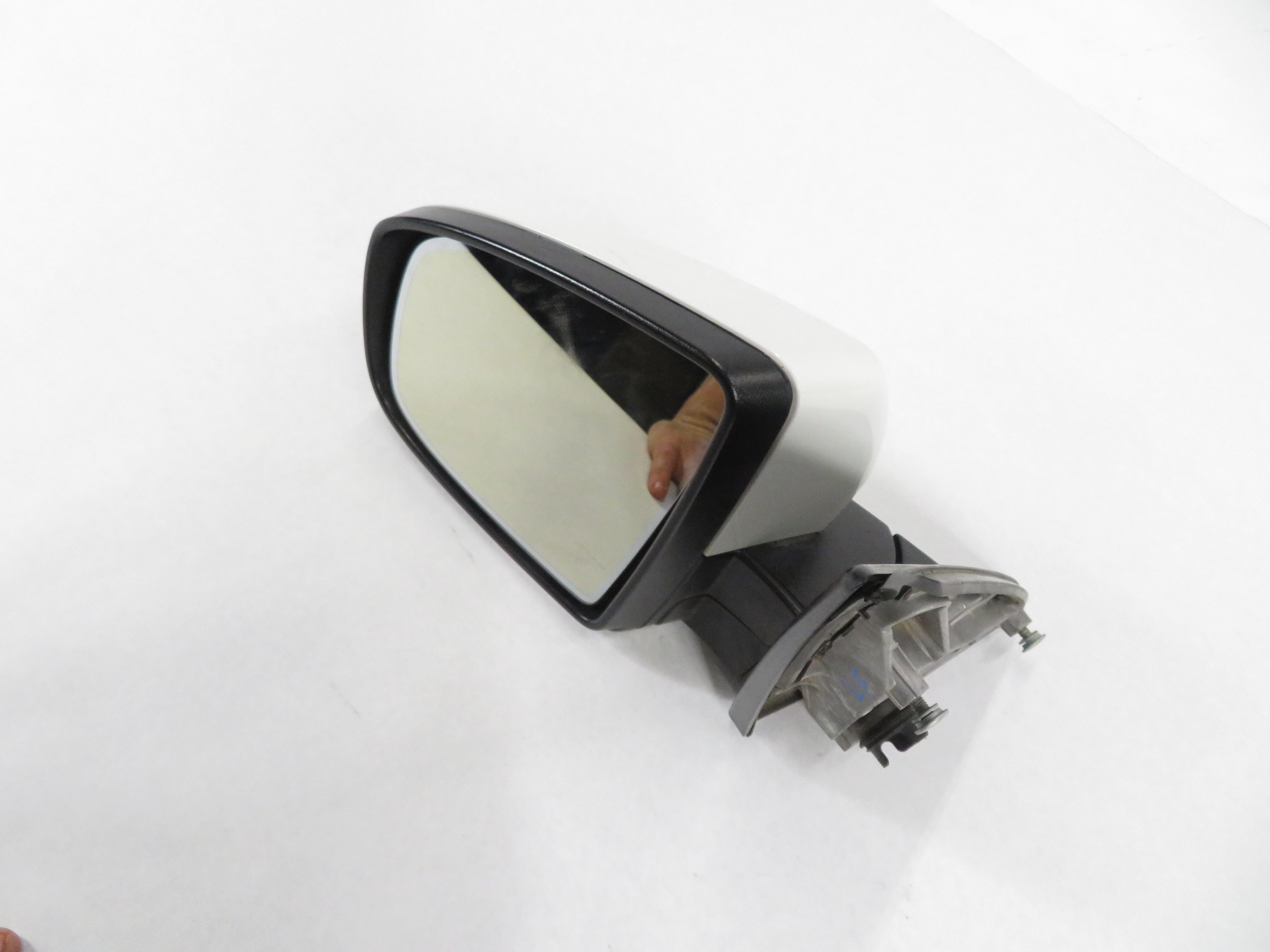 2007-2013 BMW X5 (E70) LEFT DRIVER P-FOLD AUTO DIM HEATED DOOR MIRROR (WHITE) — exact item pictured