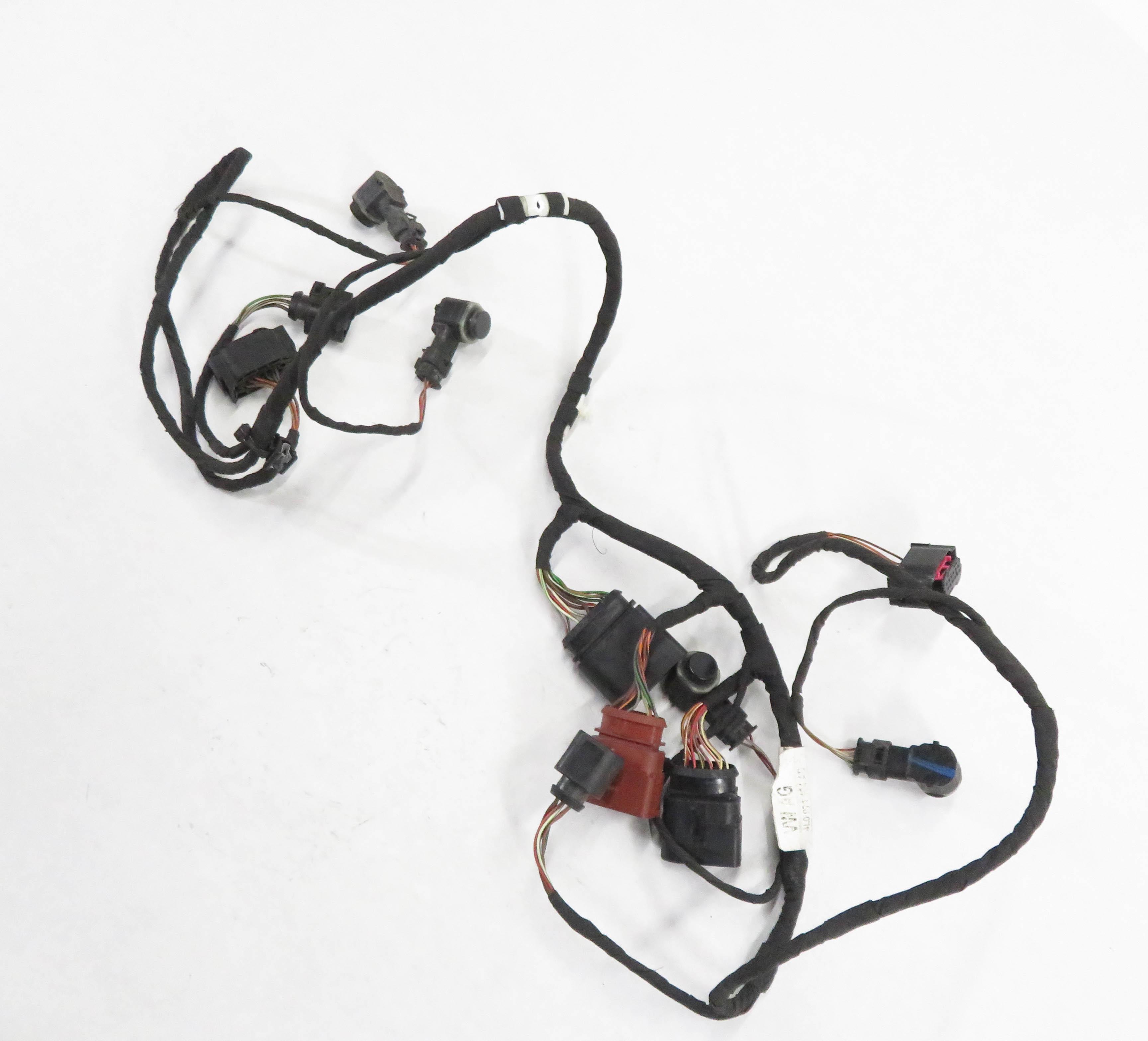 2013 AUDI Q7 (4L) REAR PDC PARK DISTANCE CONTROL SENSOR SET-4 (ORCA BLACK LC9X) — exact item pictured
