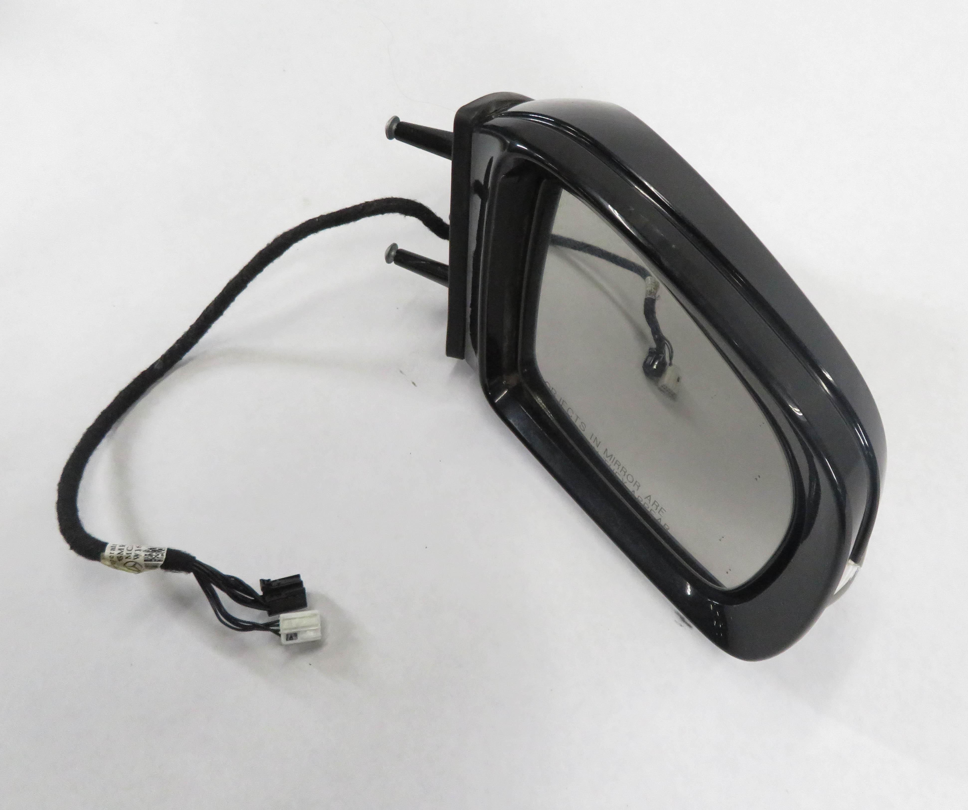 2007-2008 MERCEDES GL CLASS RIGHT PASSENGER P-FOLD AUTODIM MEMORY MIRROR (BLACK) — exact item pictured