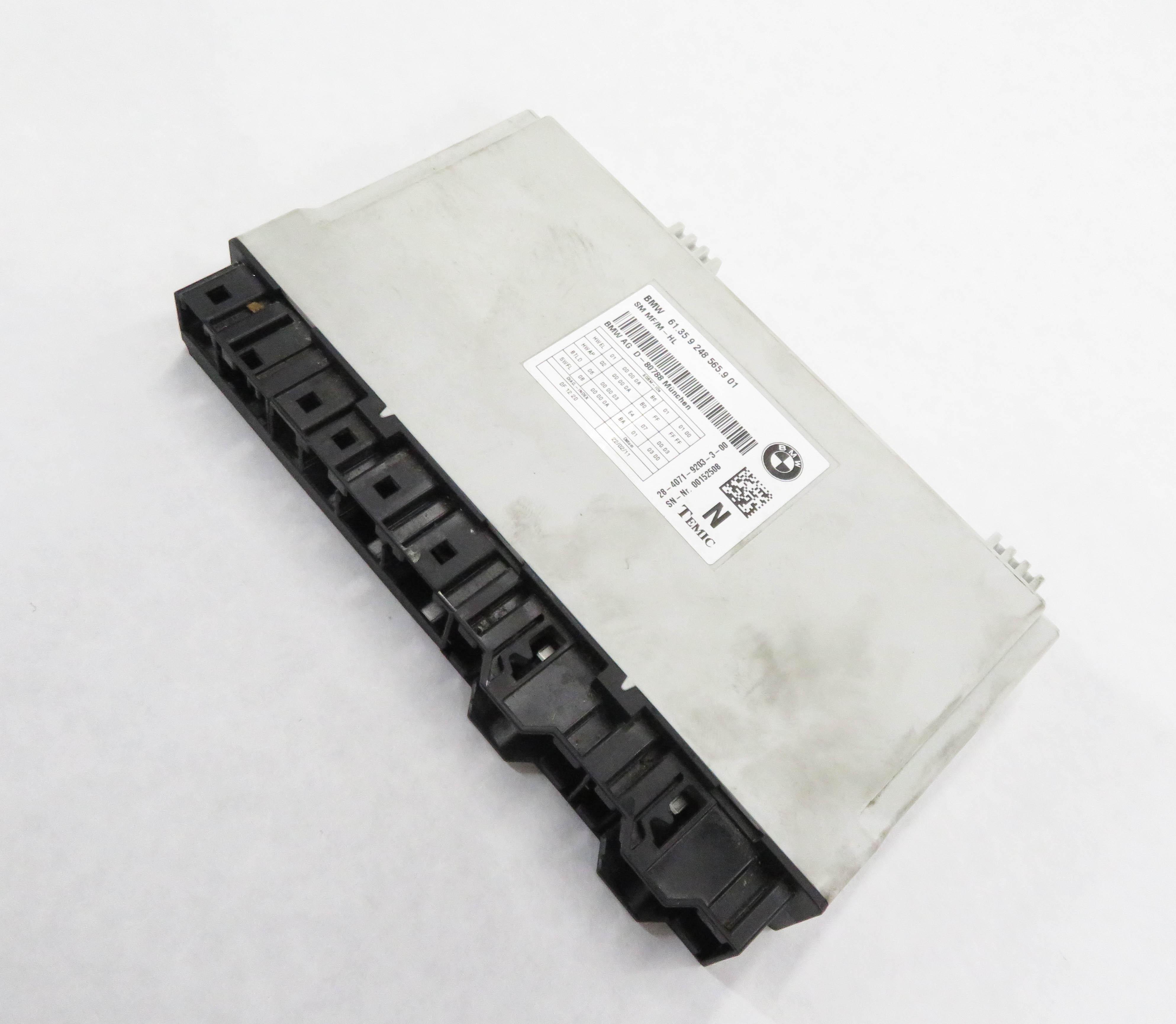 10-17 BMW 528i 535i 550i 650i 740i 750i 760i F10 F01 COMFORT MEMORY SEAT MODULE — exact item pictured