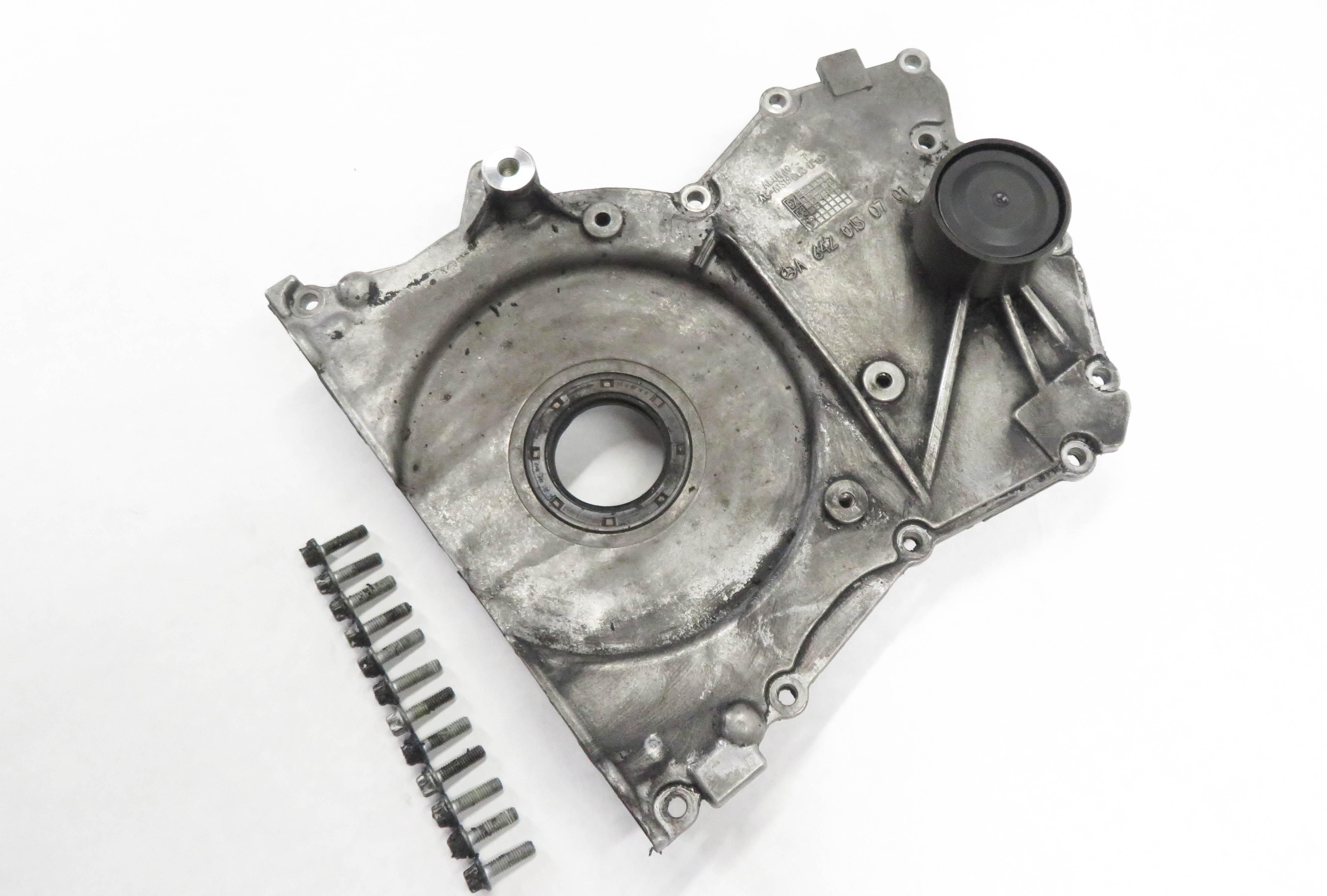 07-09 MB E320 GL320 ML320 R320 (X164 W164) 3.0L OM642 DIESEL ENGINE TIMING COVER — exact item pictured