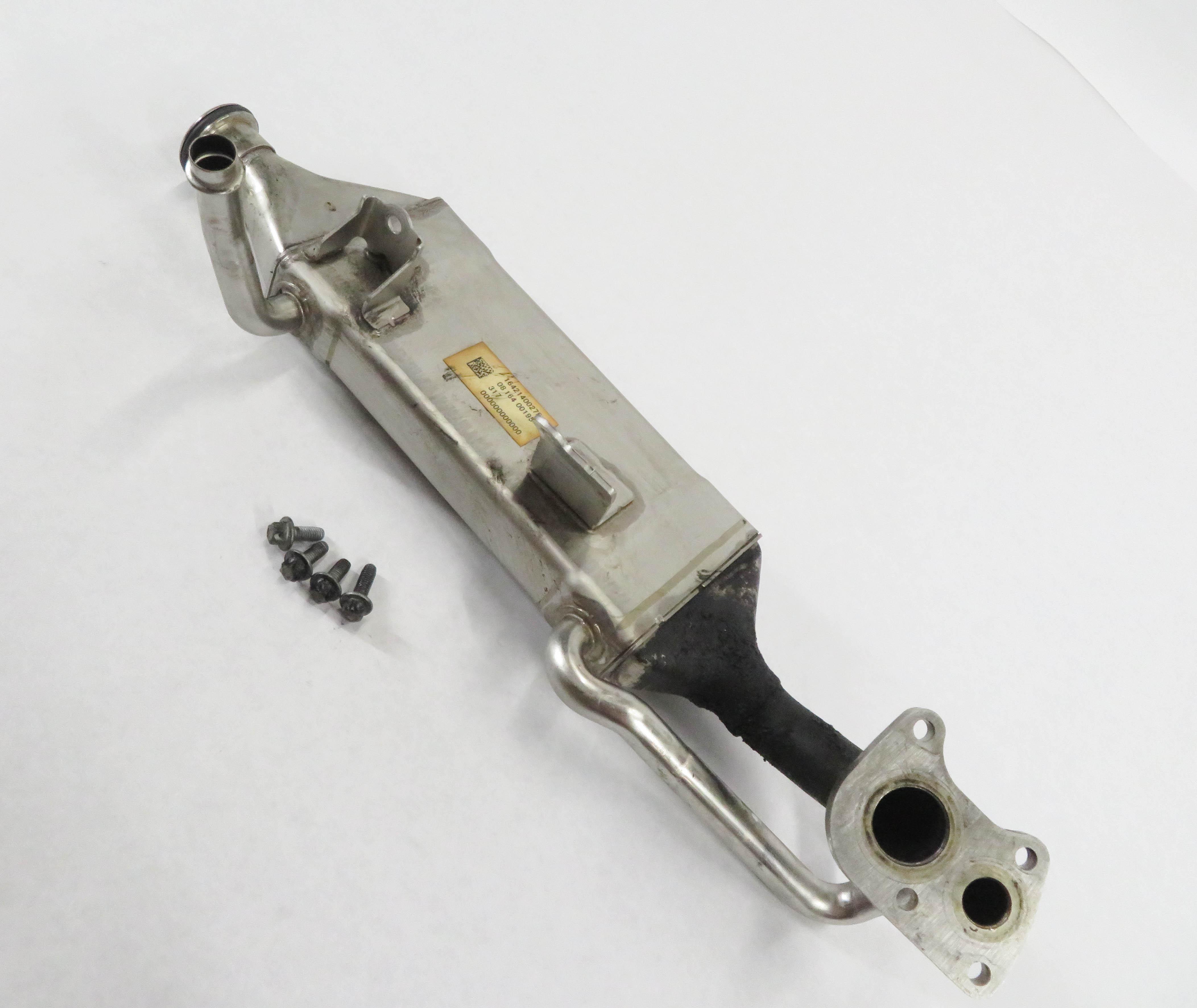 2009 MERCEDES BENZ ML320 (W164) 3.0L OM642 DIESEL ENGINE EGR INTERCOOLER — exact item pictured