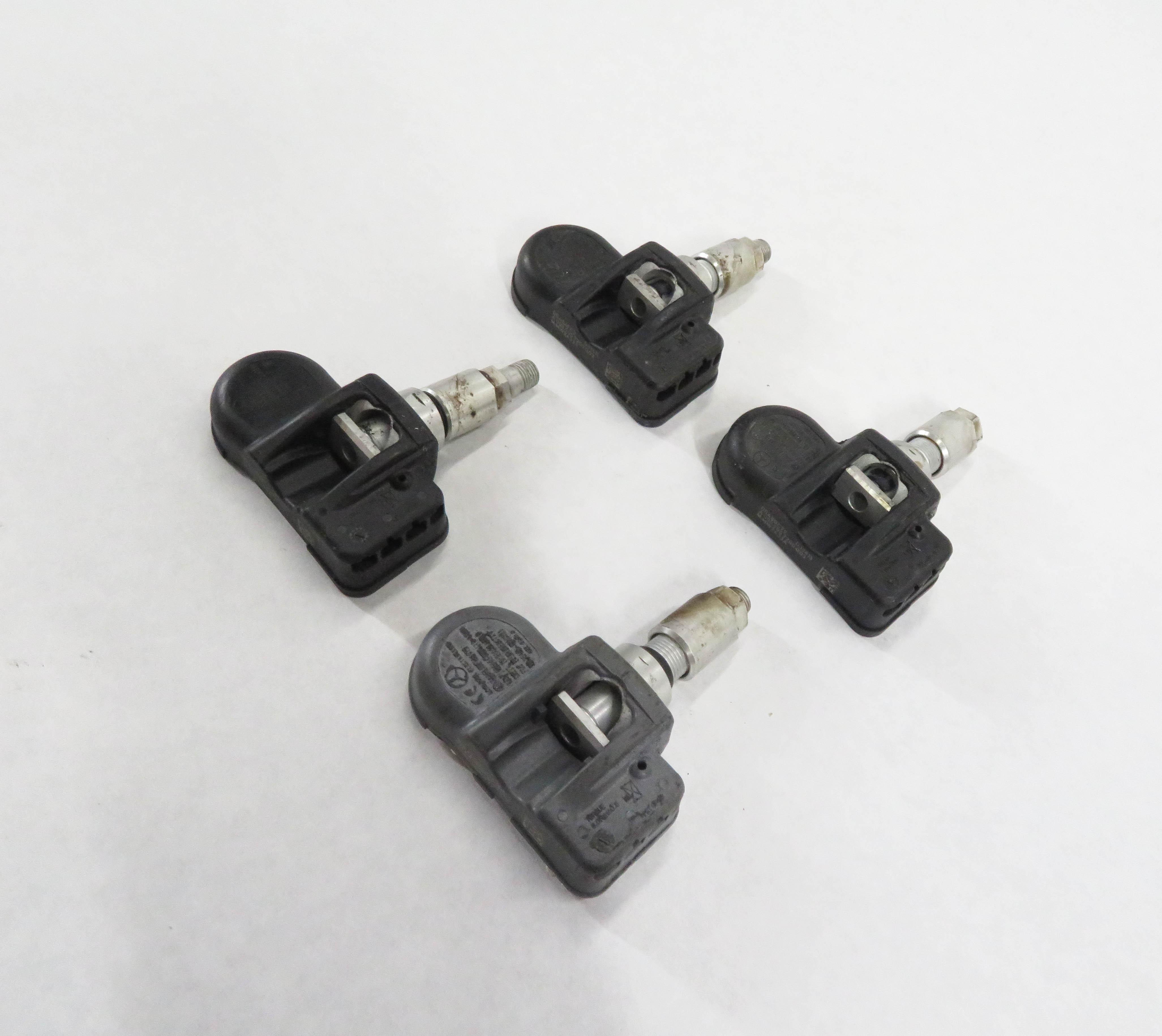 2013 MERCEDES BENZ C250 (W204) TPMS TIRE AIR PRESSURE SENSOR SET-4 (433.92 MHz) — exact item pictured