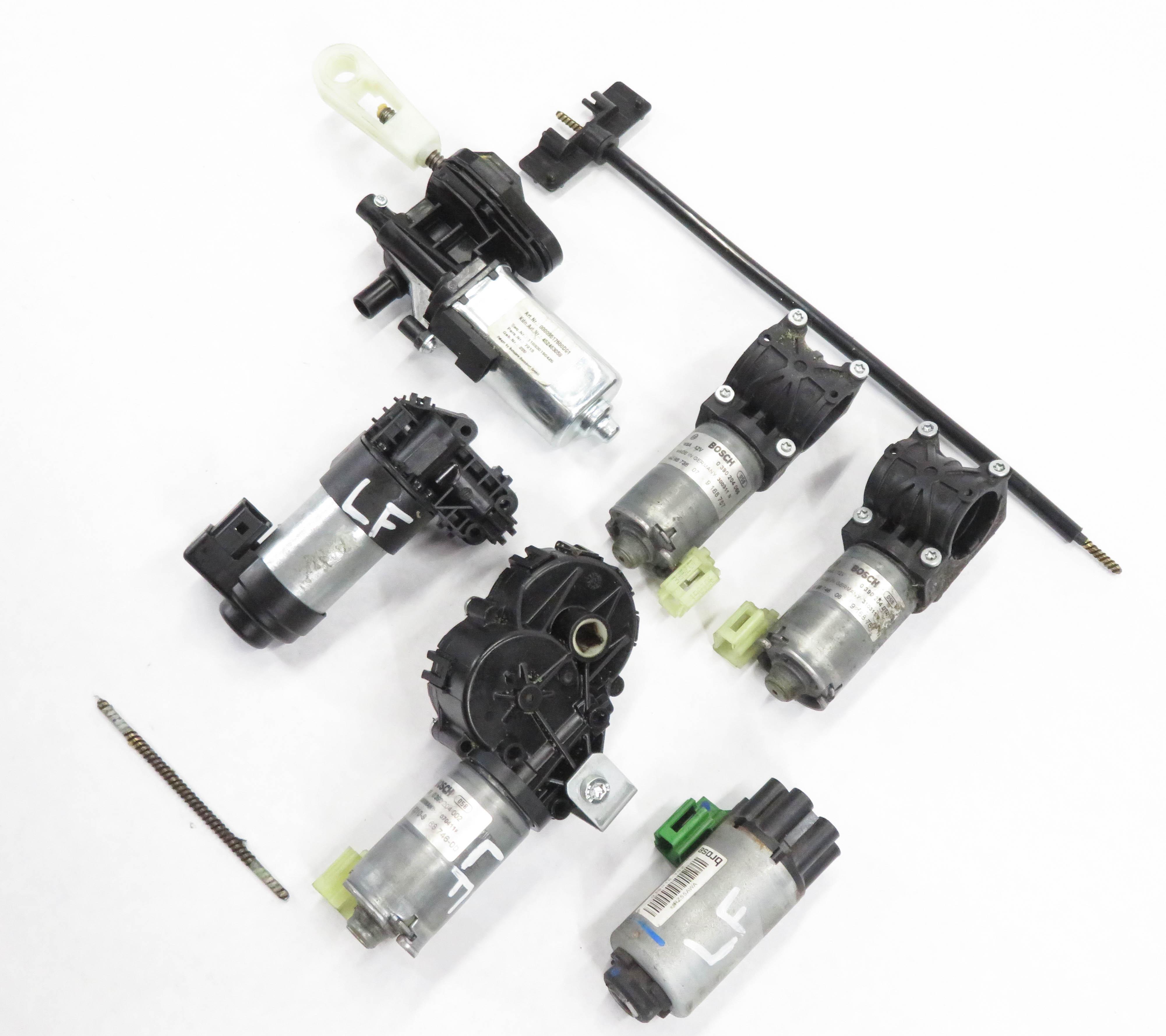 2011 BMW 550i (F10) LEFT FRONT DRIVER POWER MEMORY SEAT ADJUSTMENT MOTOR SET-8 — exact item pictured