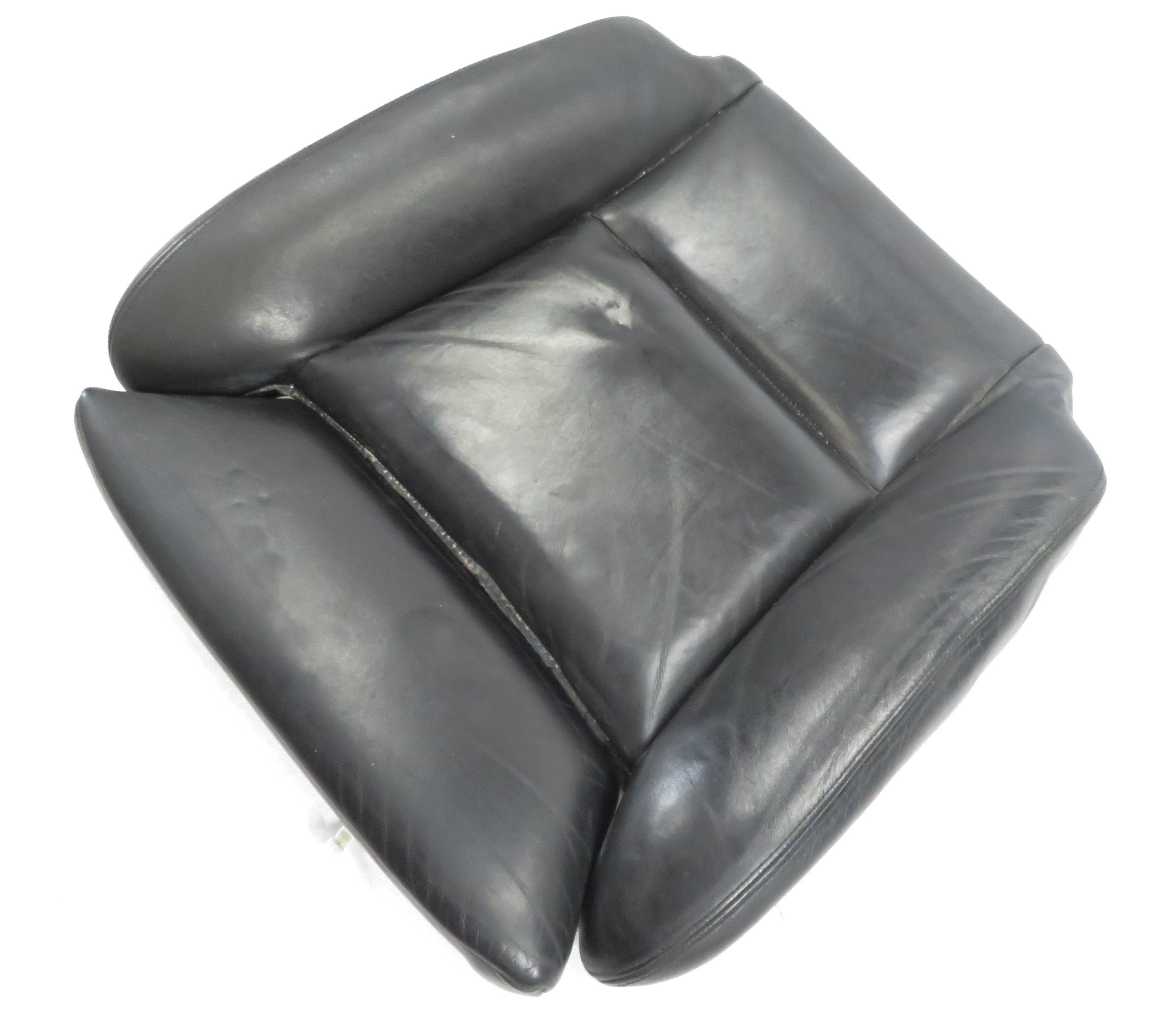 2011 BMW 550i (F10) LEFT DRIVER LOWER BOTTOM HEATED (SPORT) SEAT CUSHION (BLACK) — exact item pictured