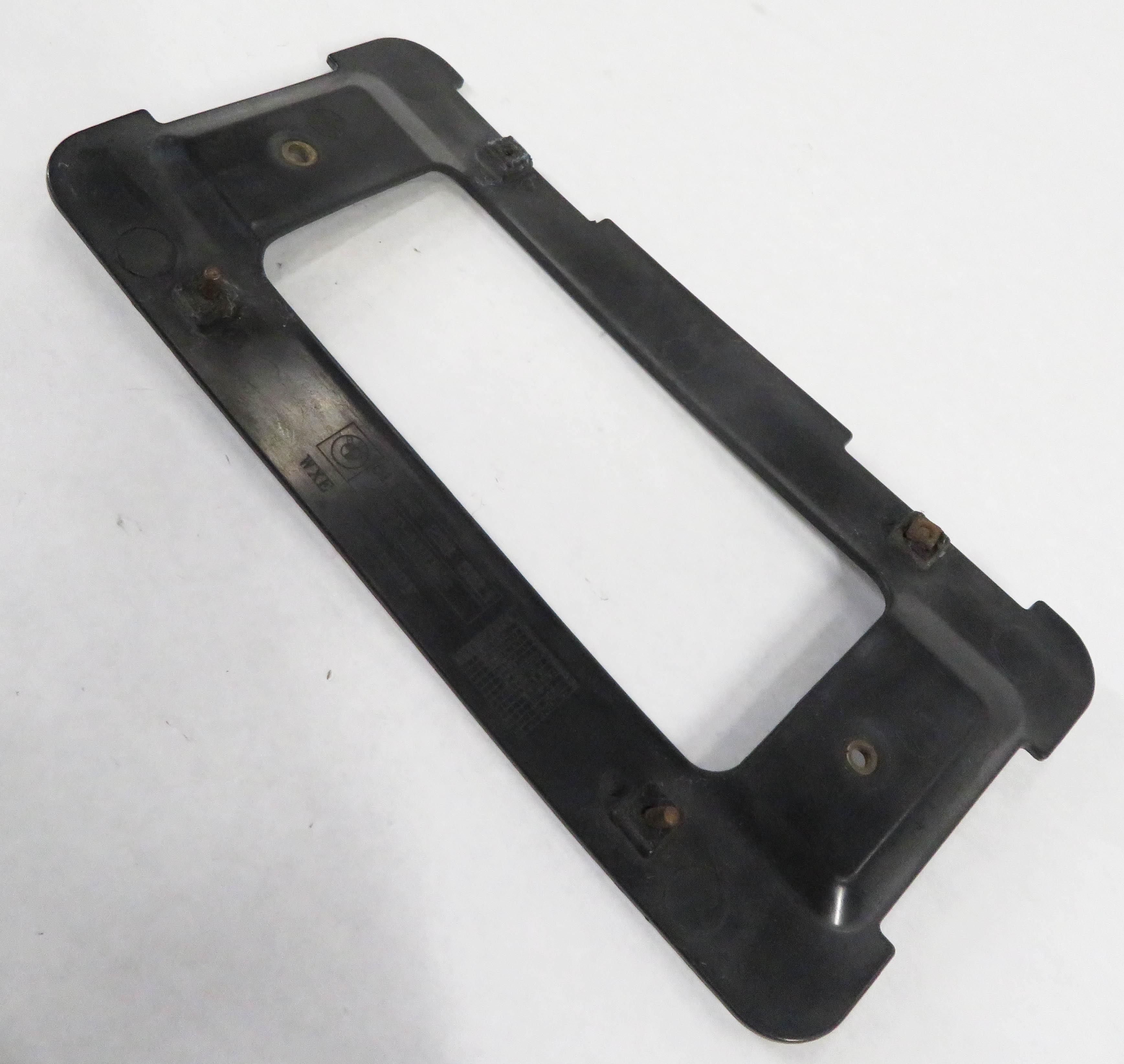 2008 BMW 335i (E90) REAR LICENSE PLATE BASE MOUNT RETAINER BRACKET HOLDER — exact item pictured