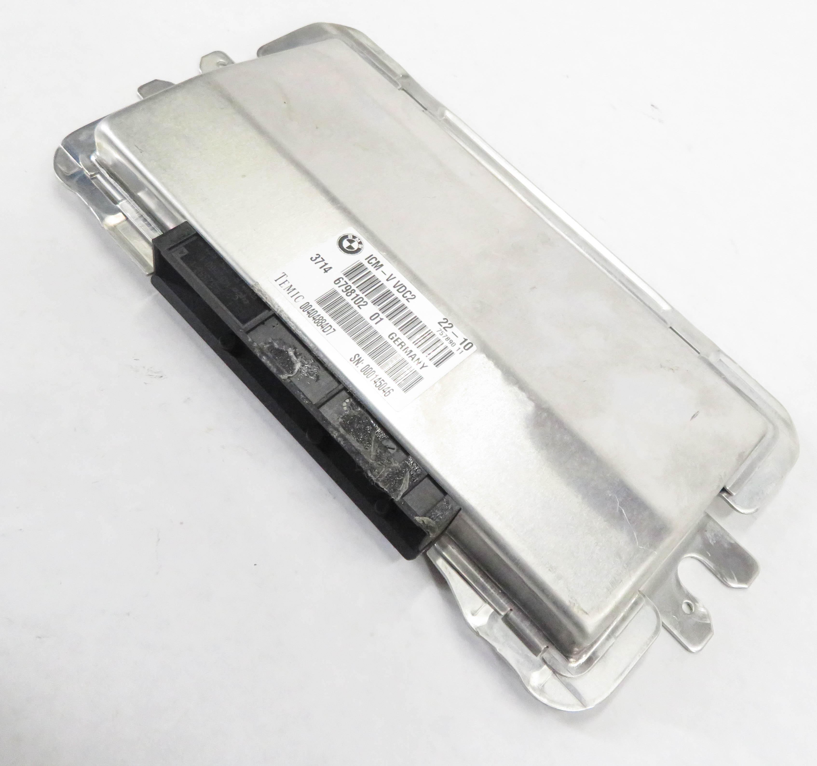 2010-2015 BMW 528i 535i 550i 740i 750i (F01 F10) VDC SUSPENSION CONTROL MODULE — exact item pictured