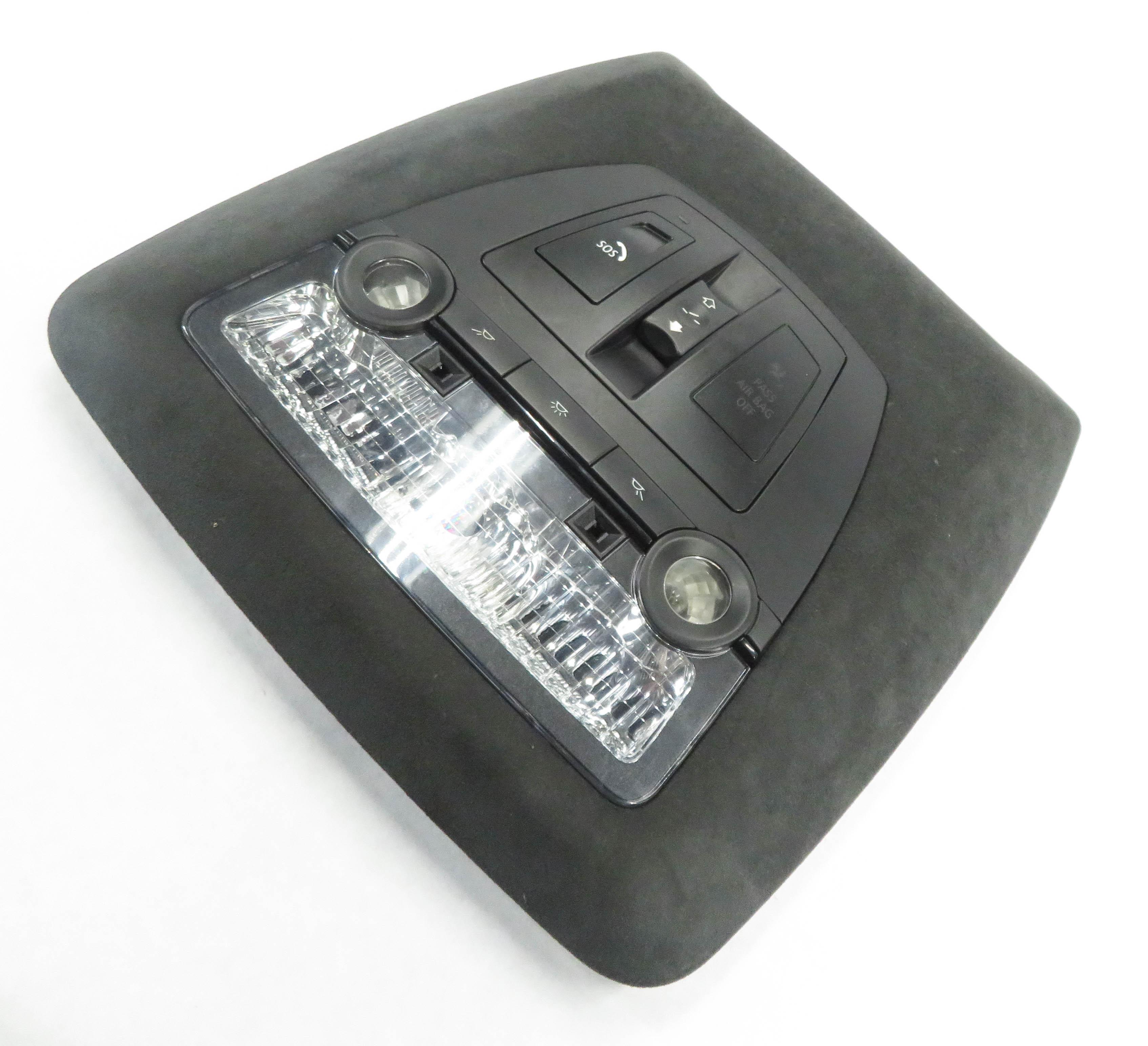 2011 BMW ACTIVE HYBRID 7 (F04) FRONT MAP READING COURTESY DOME LIGHT (BLACK) — exact item pictured