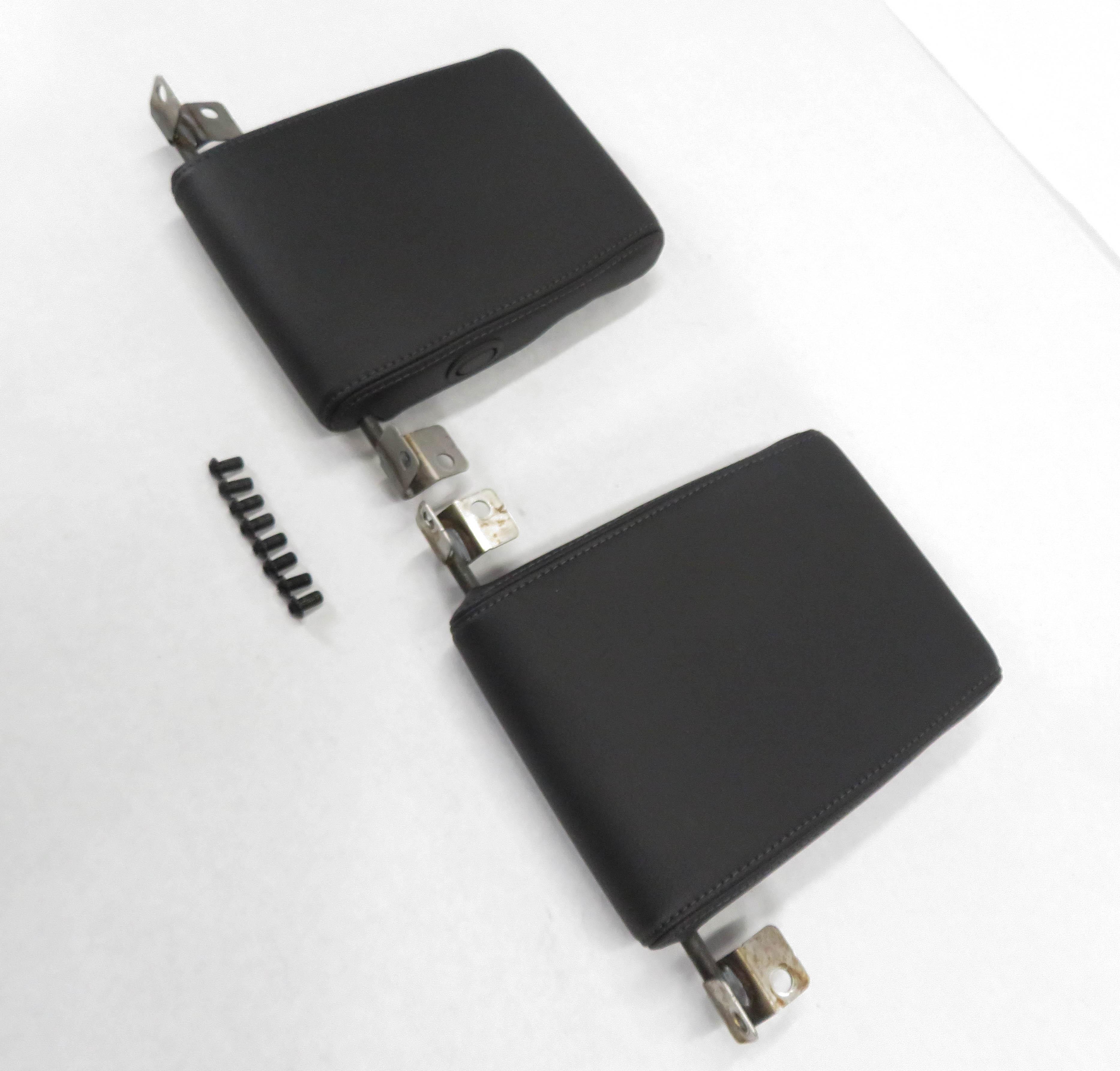 2013 LAND ROVER LR4 - REAR 3rd THIRD ROW SEAT HEADREST SET-2 (EBONY BLACK) — exact item pictured