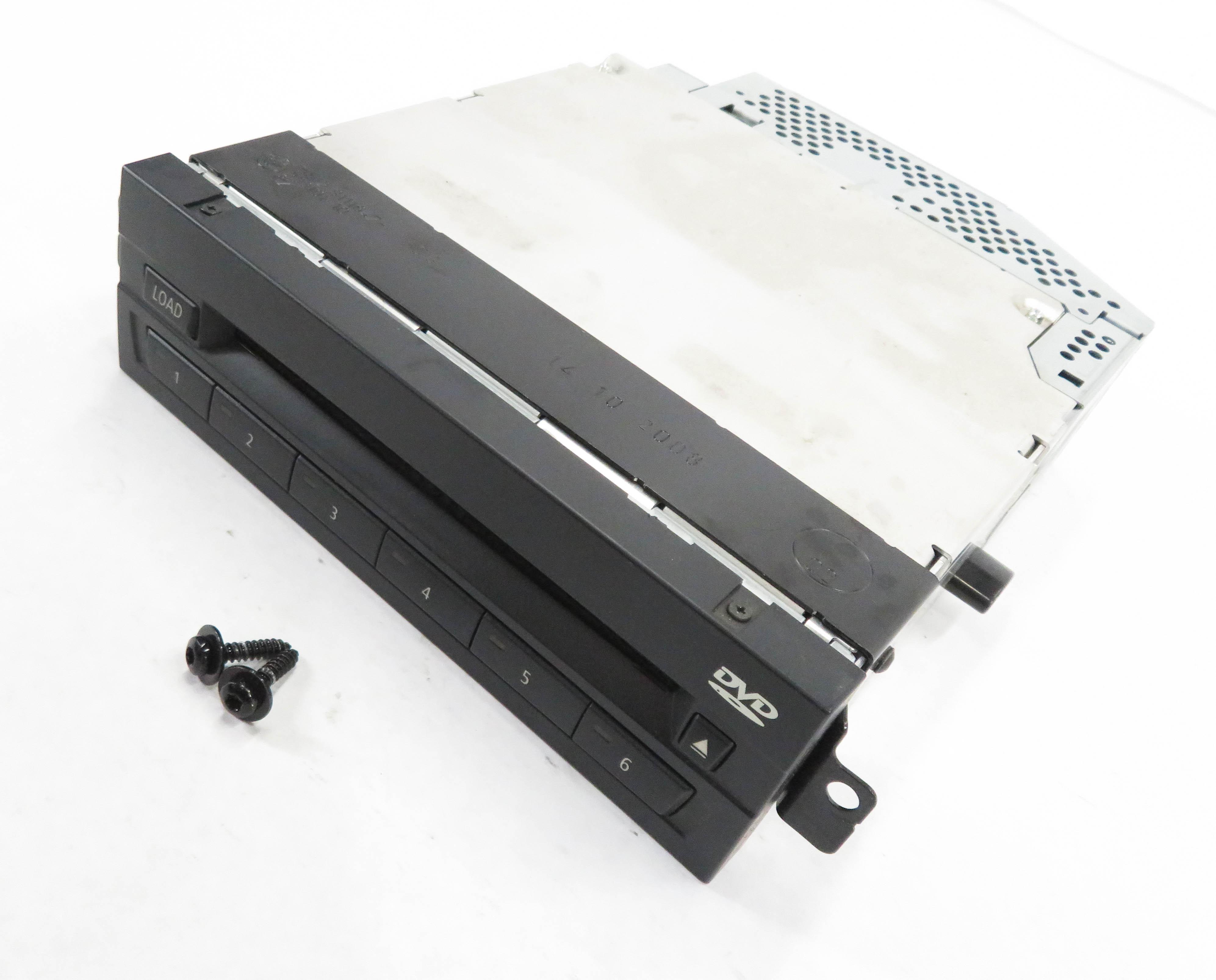 2008-2010 BMW 750i X5 X6 Z4 (F01 E70 E71 E89) VIDEO PLAYER 6-DISC DVD CHANGER — exact item pictured