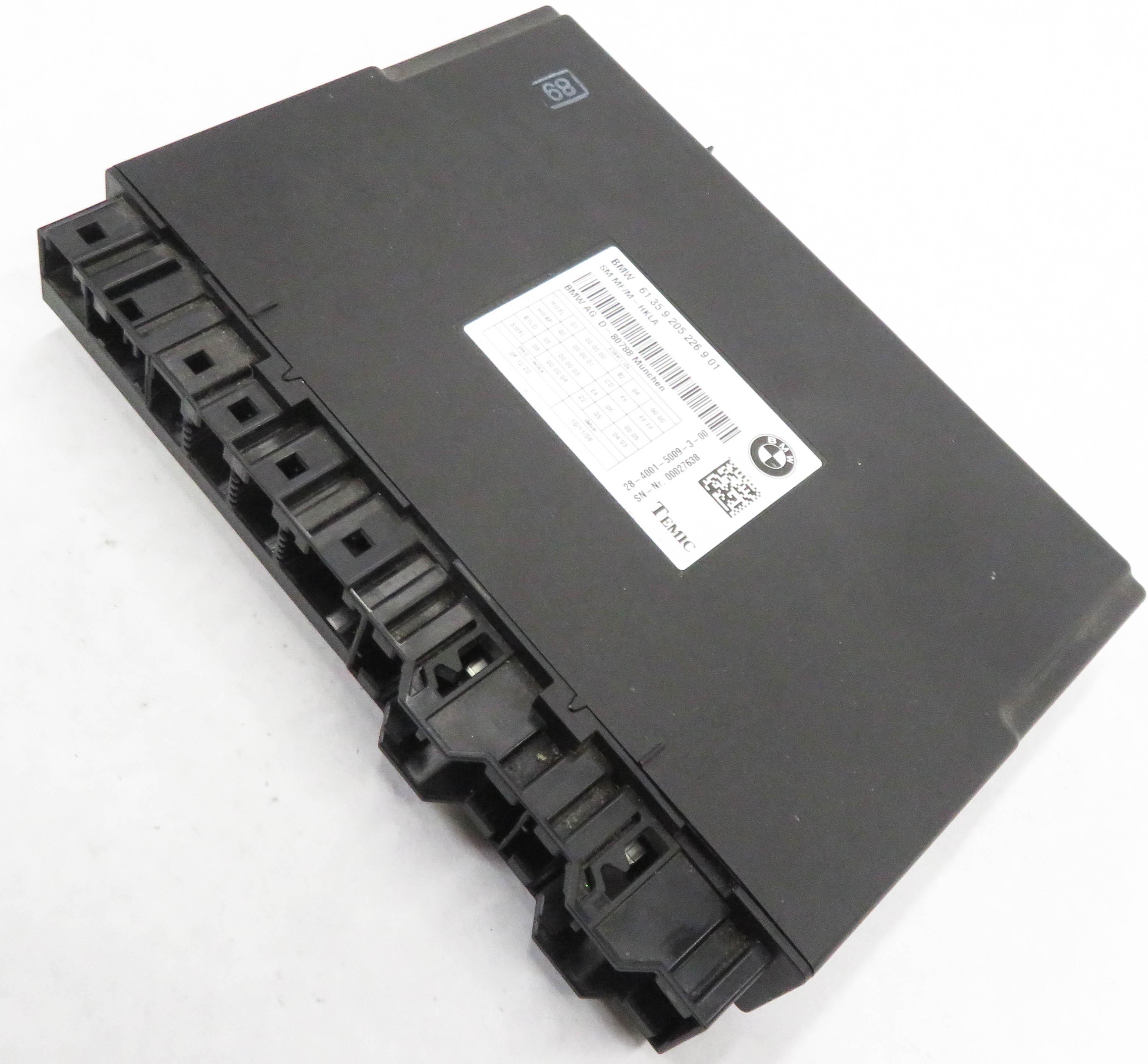 2009-2010 BMW 750i 760i (F01) FRONT COMFORT SEAT MEMORY CONTROL MODULE COMPUTER — exact item pictured