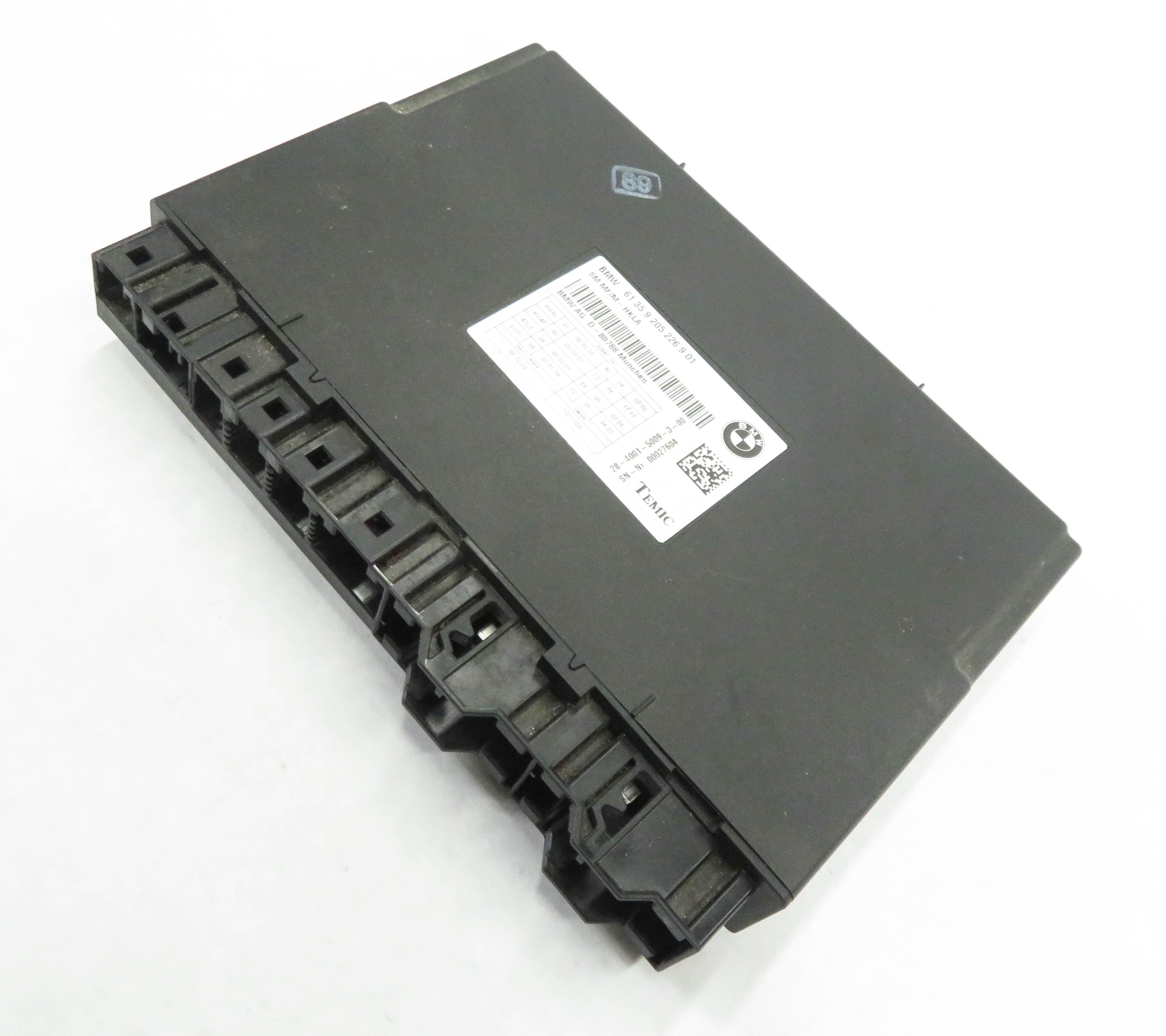 2009-2010 BMW 750i 760i (F01) FRONT COMFORT SEAT MEMORY CONTROL MODULE COMPUTER — exact item pictured