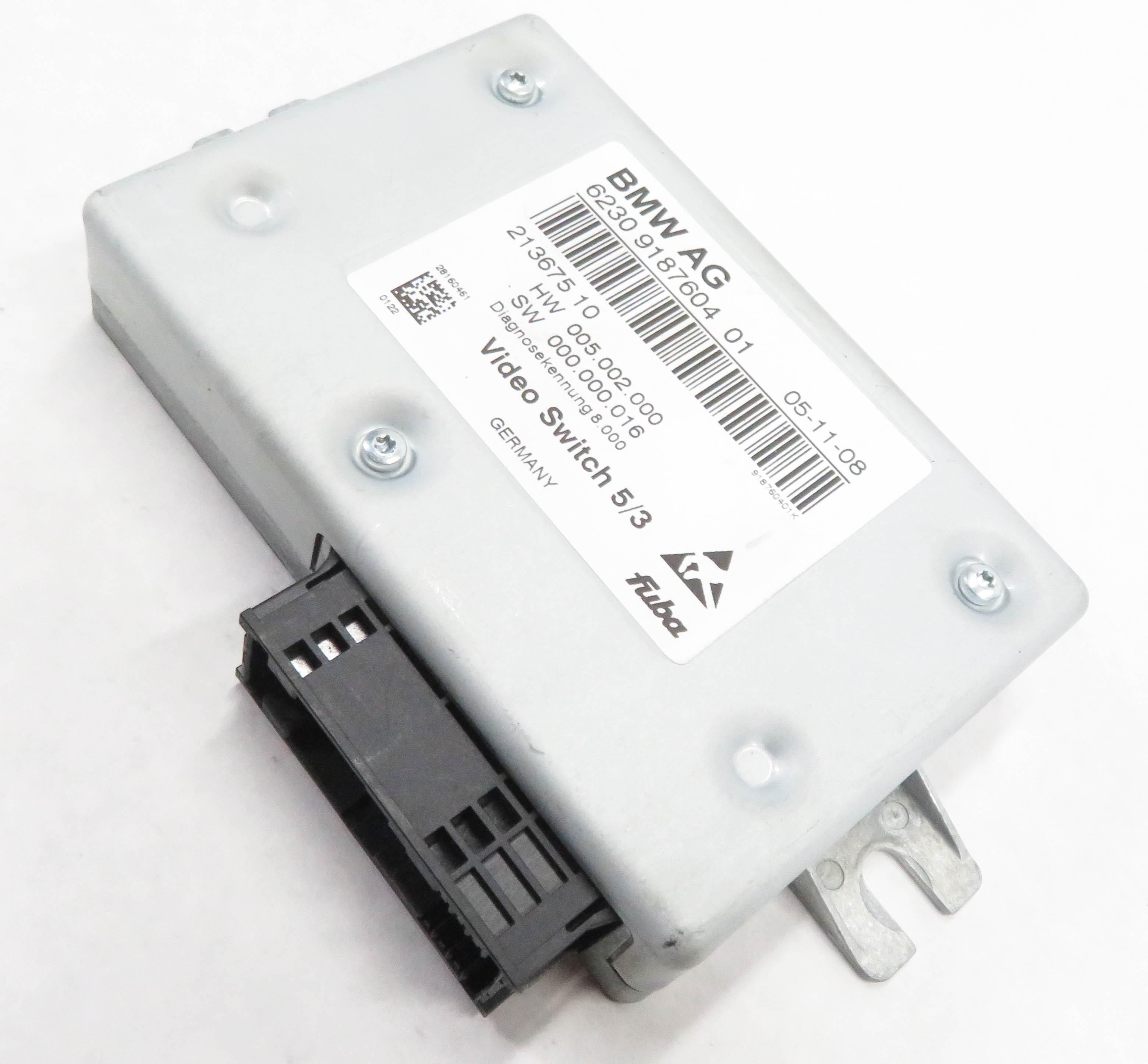 2009 BMW 750i (F01) REAR VIDEO ENTERTAINMENT SYSTEM CONTROL MODULE — exact item pictured