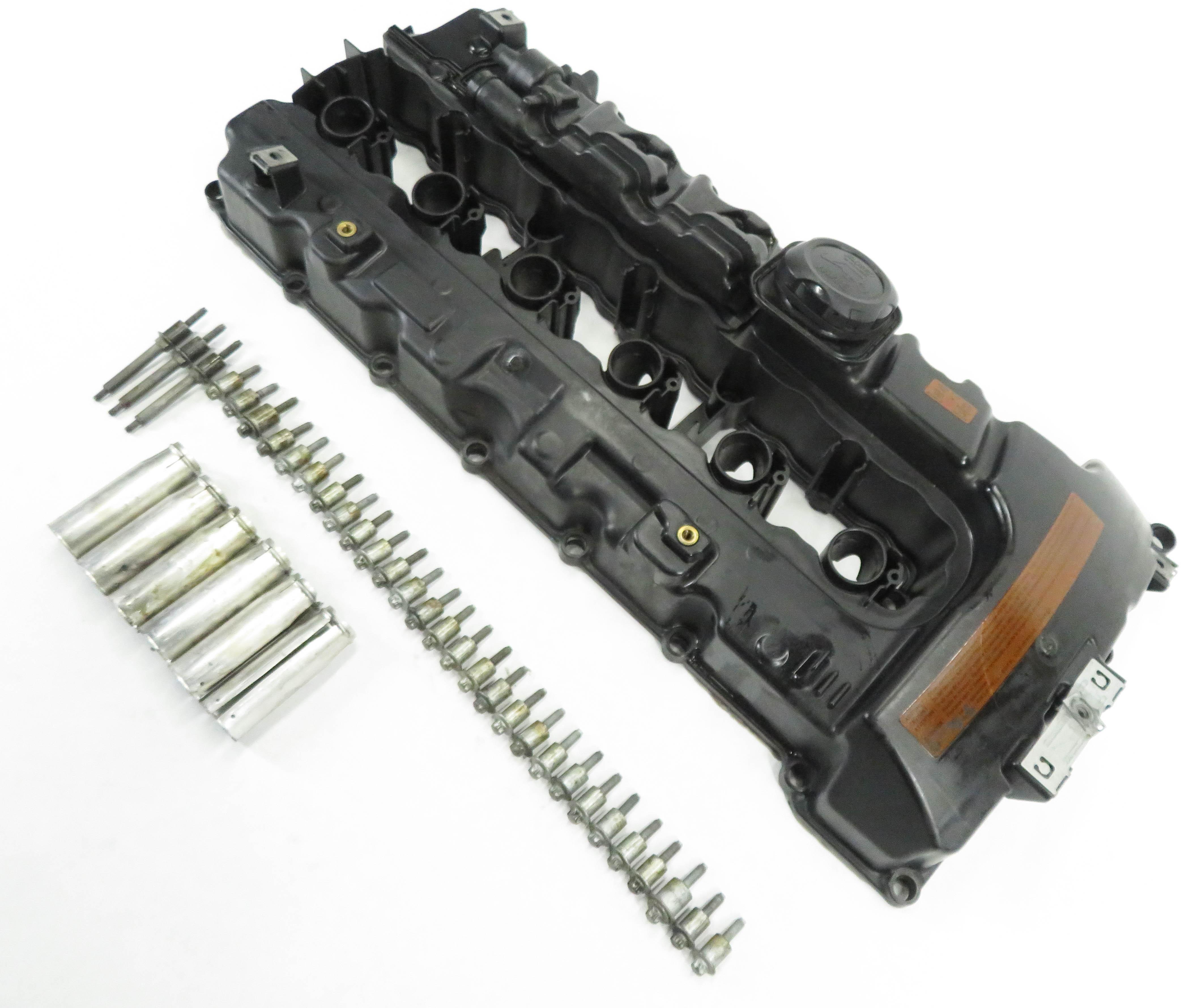 07-16 BMW 335i 535i 740i X6 Z4 (E60 E90) 3.0L N54 TWIN TURBO ENGINE VALVE COVER — exact item pictured