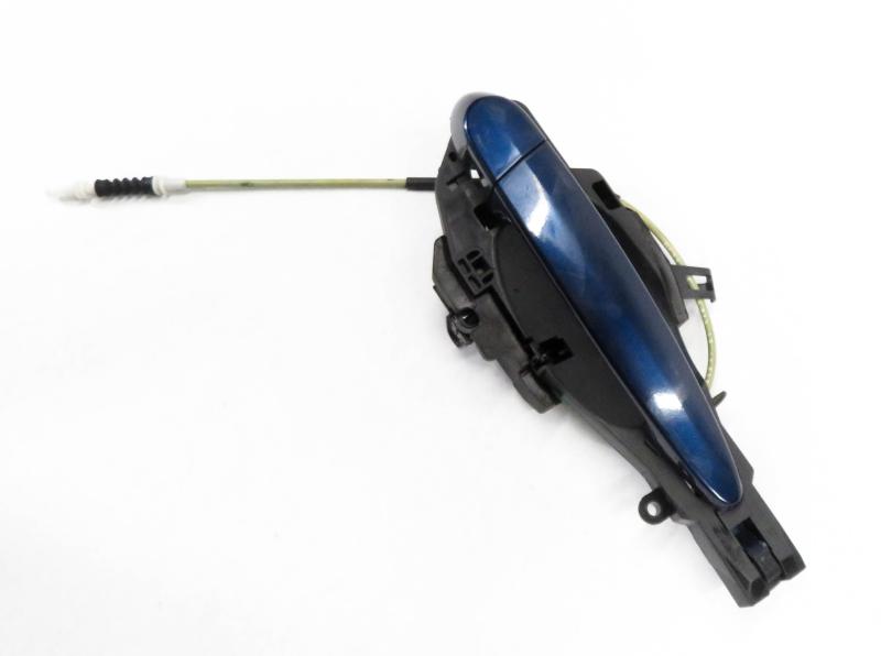 08-14 BMW X3 X5 X5M X6 X6M (E70 E71 F25) RIGHT REAR DOOR HANDLE (DEEP SEA BLUE) — exact item pictured