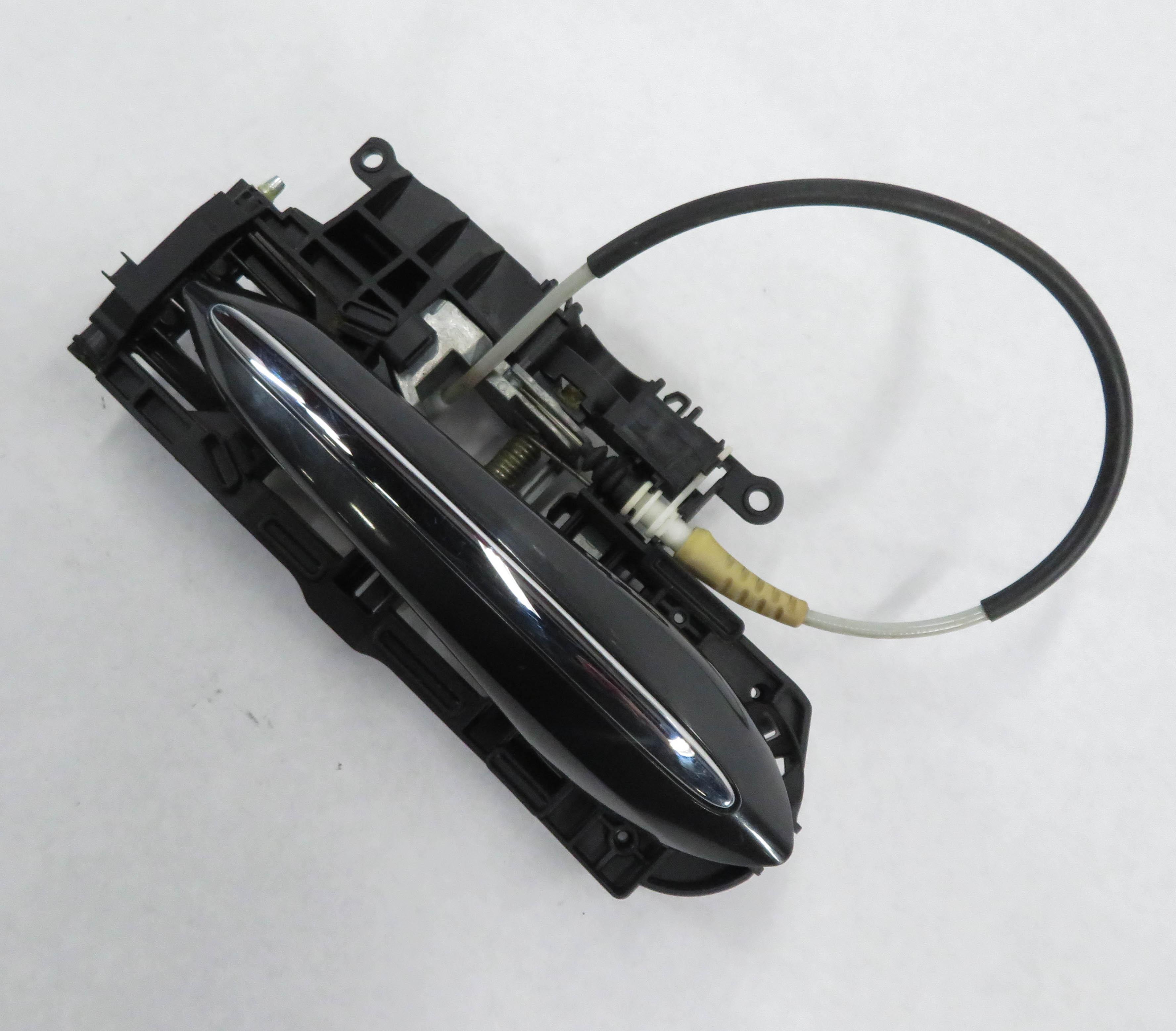 11-16 BMW 528i 535i 550i M5 (F10) RIGHT FRONT DOOR HANDLE w/ LIGHT (GRAY B90) — exact item pictured