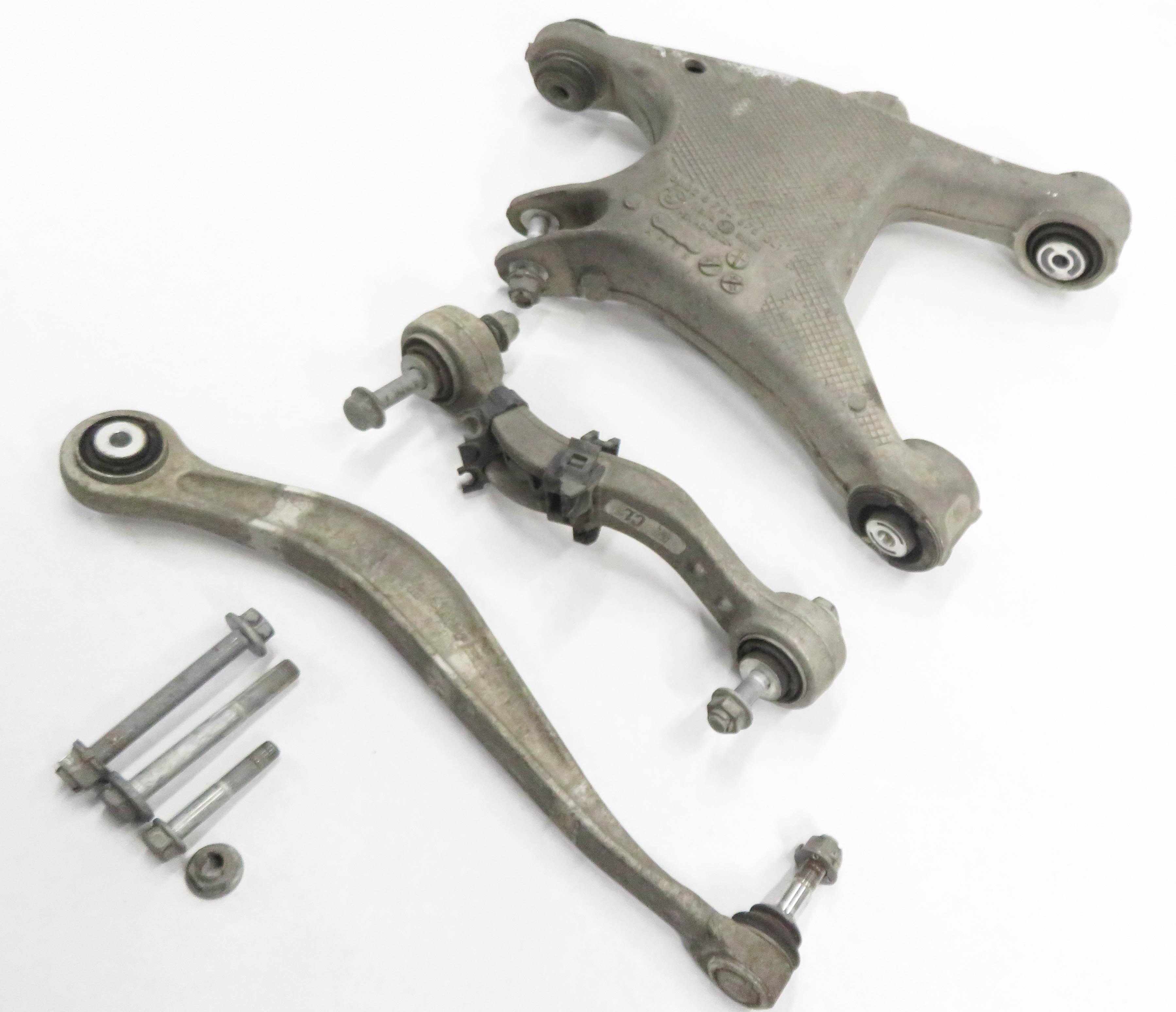 11-19 BMW 535i 550i 640i 650i 740i 750i (F01 F10) LEFT REAR CONTROL ARM SET-3 — exact item pictured