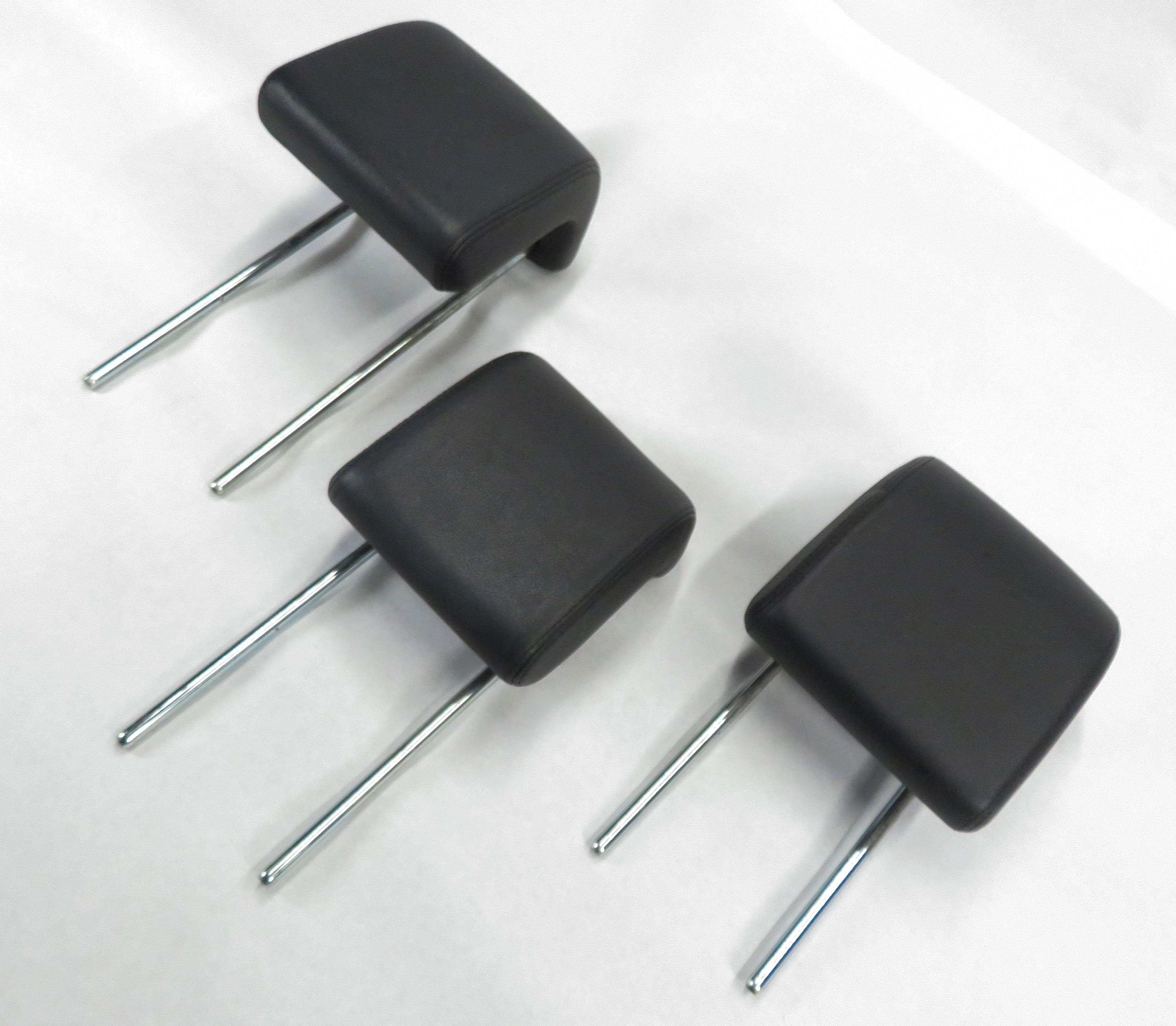 2006 RANGE ROVER SPORT (L320) REAR 2nd SECOND ROW (BLACK LEATHER) HEADREST SET-3 — exact item pictured