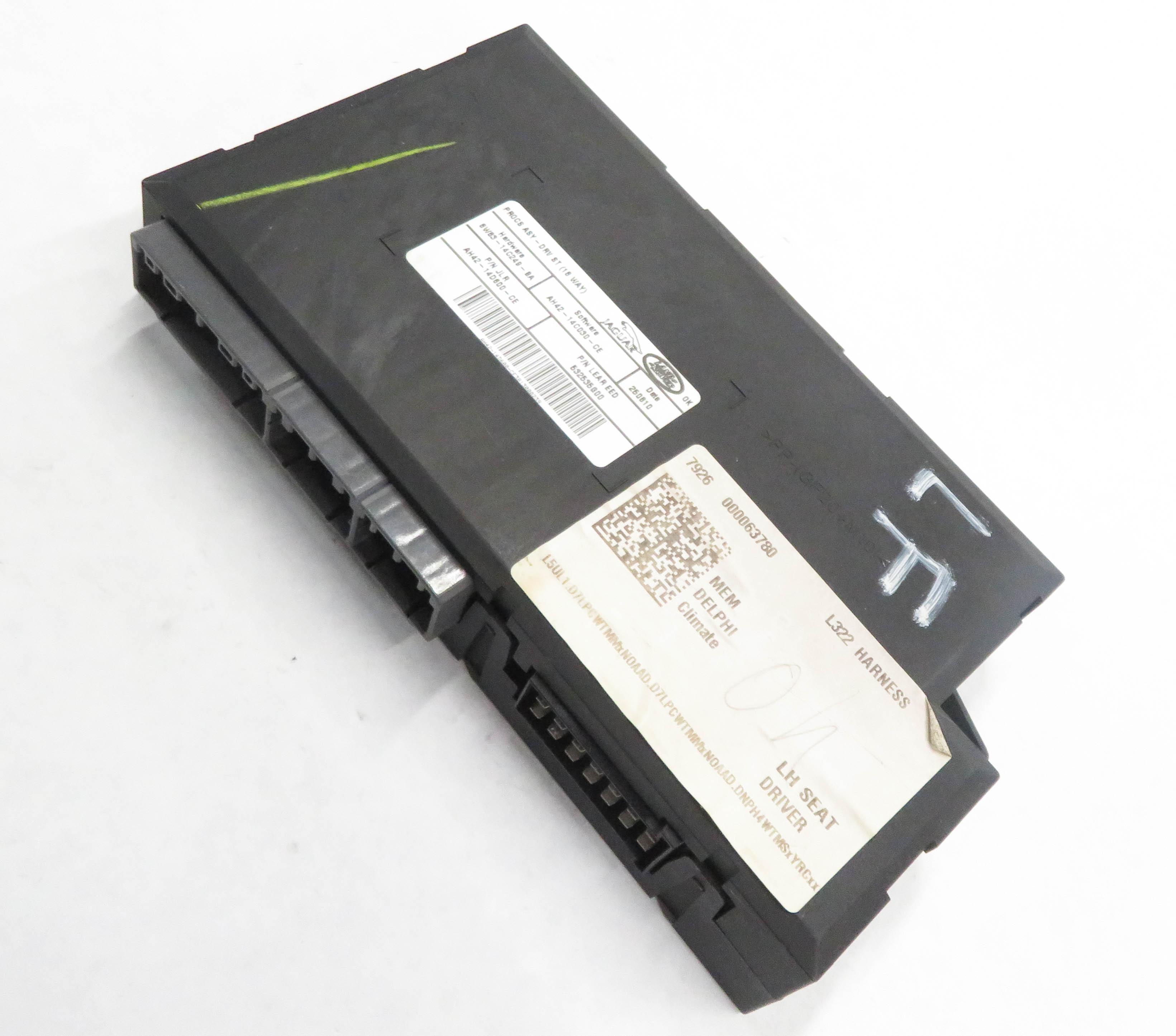 2011 RANGE ROVER (L322) LEFT FRONT DRIVER MEMORY SEAT CONTROL MODULE — exact item pictured
