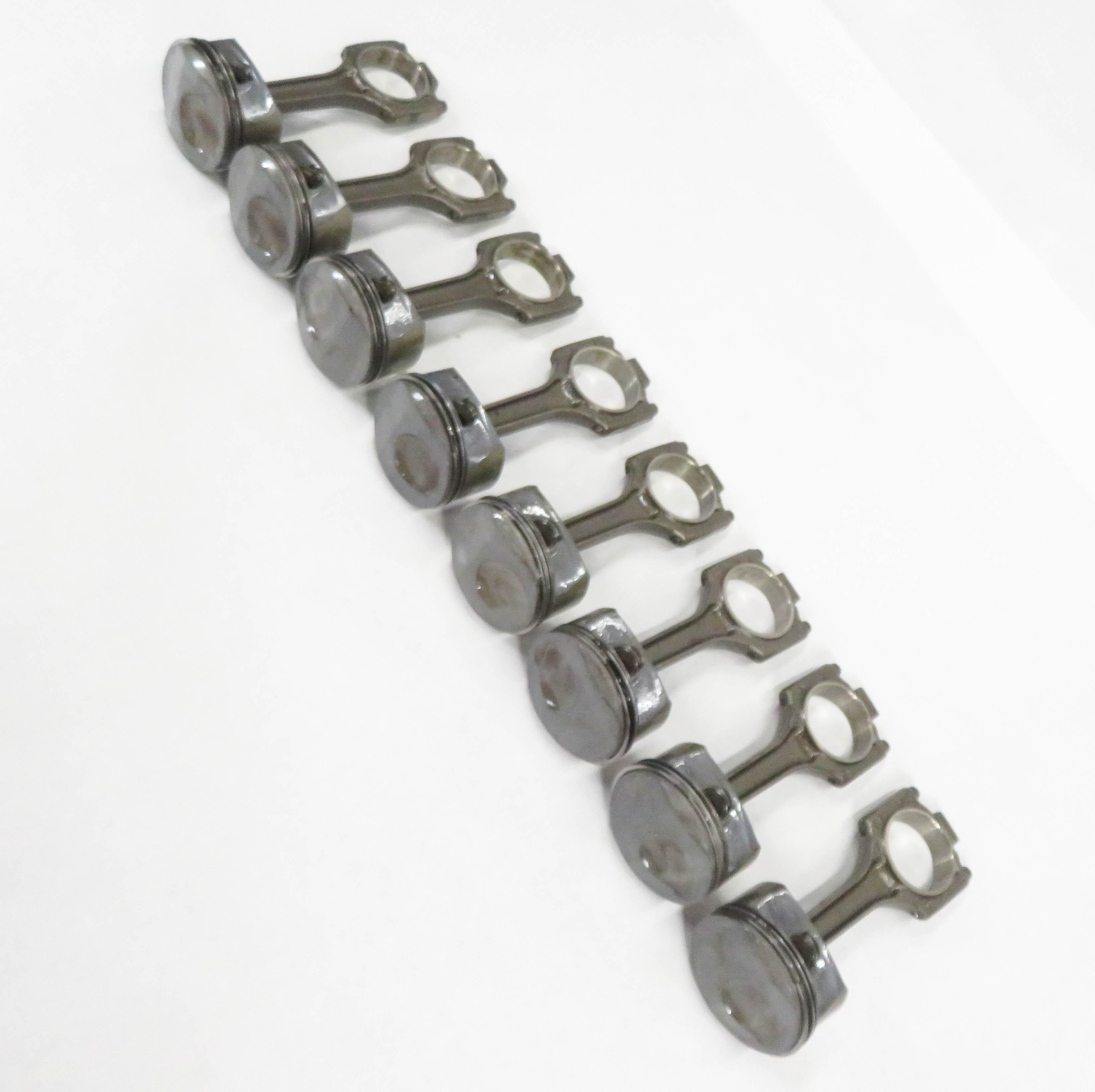 08-14 PORSCHE CAYENNE PANAMERA (957 958 970 G1) 4.8L *NON TURBO* PISTON SET-8 — exact item pictured