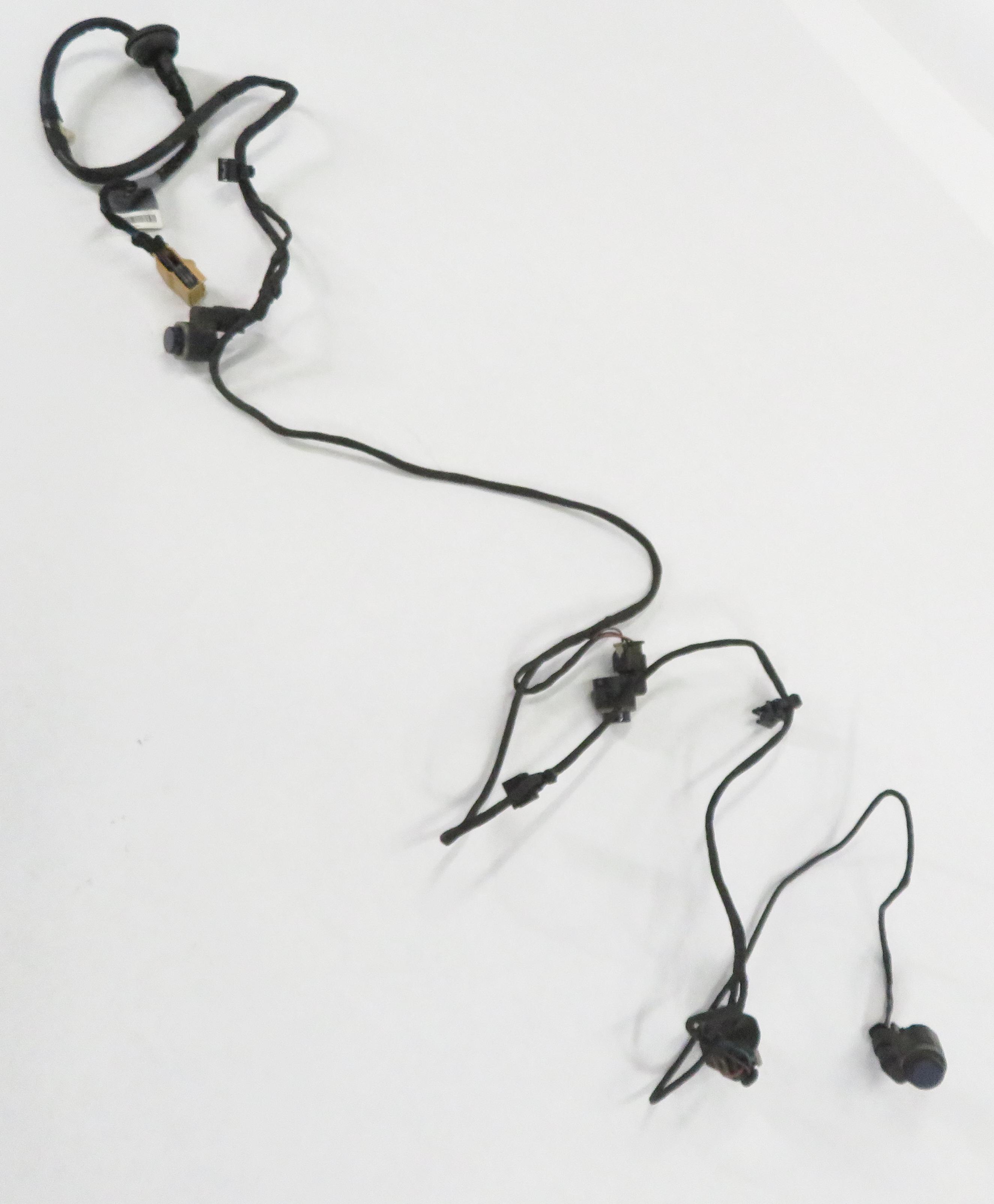 2013 AUDI S5 (B8 8T) REAR PDC PARK DISTANCE SENSOR SET-4 w/ HARNESS (BLUE LX5P) — exact item pictured
