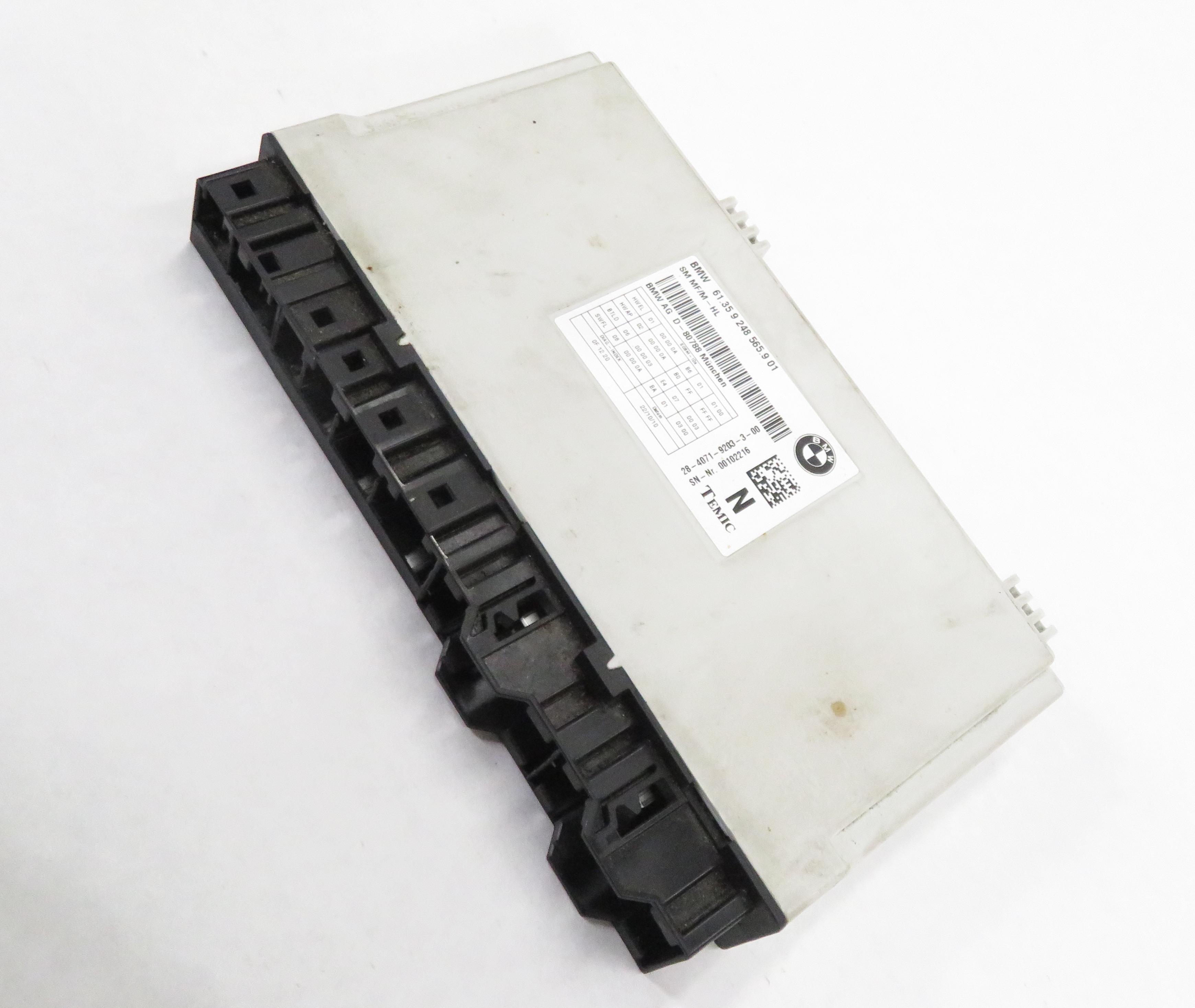 10-17 BMW 528i 535i 550i 650i 740i 750i 760i F10 F01 COMFORT MEMORY SEAT MODULE — exact item pictured