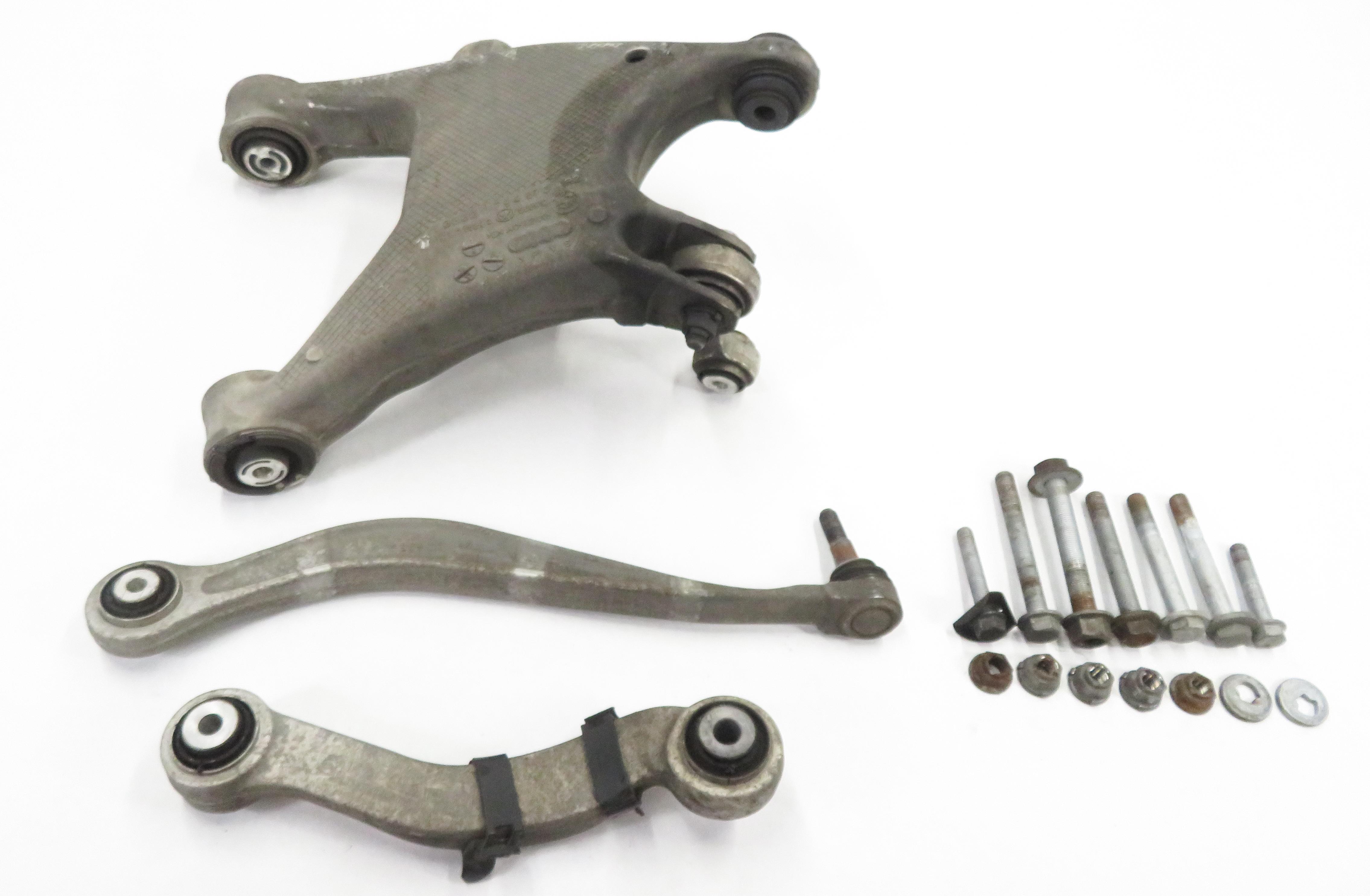 11-19 BMW 535i 550i 640i 650i 740i 750i (F01 F10) RIGHT REAR CONTROL ARM SET-3 — exact item pictured
