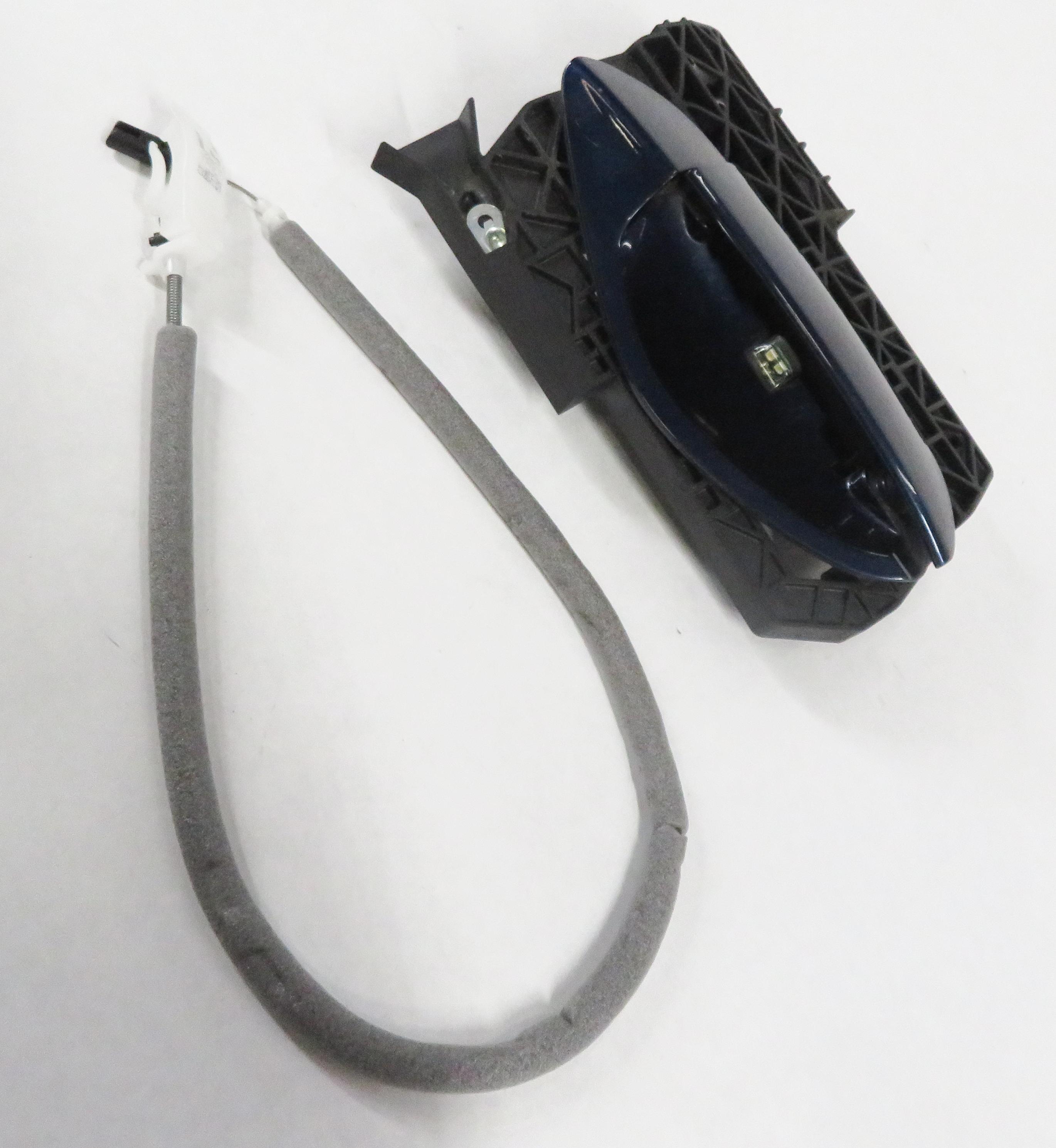 2009-2016 BMW Z4 (E89) RIGHT FRONT PASSENGER DOOR HANDLE (DEEP SEA BLUE A76) — exact item pictured