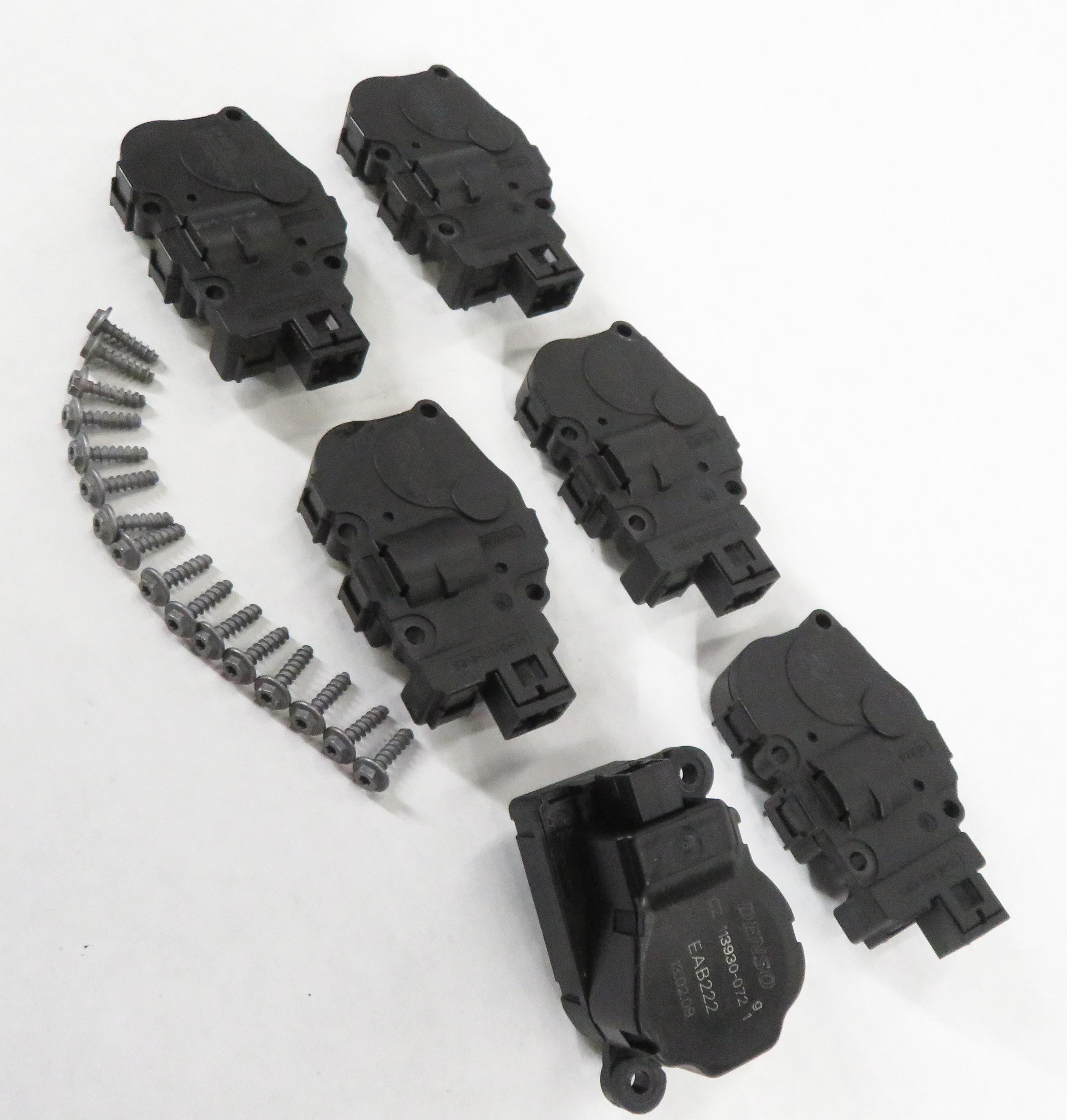 2009 BMW Z4 (E89) HVAC HEATER A/C AIR BOX BLEND DOOR SERVO ACTUATOR MOTOR SET-6 — exact item pictured