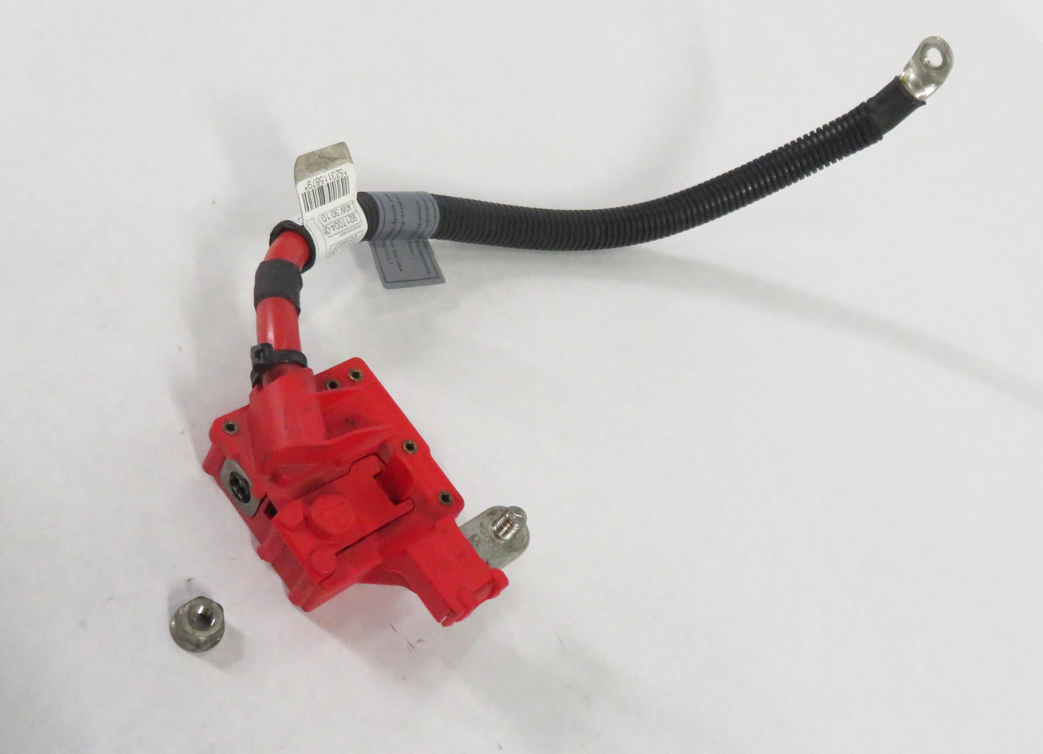 2011 BMW X5 (E70) POST TERMINAL POSITIVE BATTERY CABLE LEAD (SRS) — exact item pictured