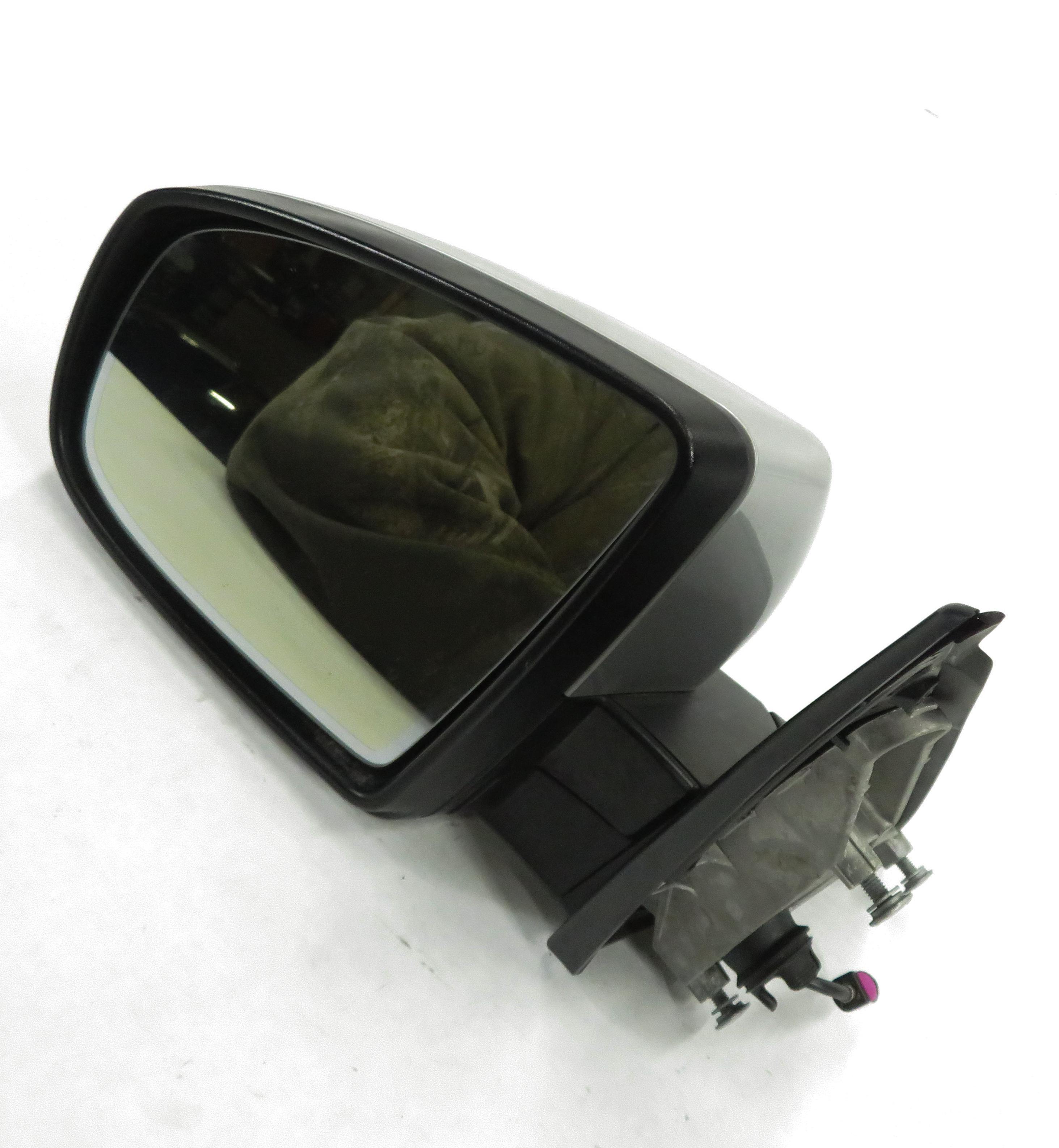 10-13 BMW X5 (E70) LEFT P-FOLD MEM AUTODIM CAMERA HEATED DOOR MIRROR (SILVER) — exact item pictured