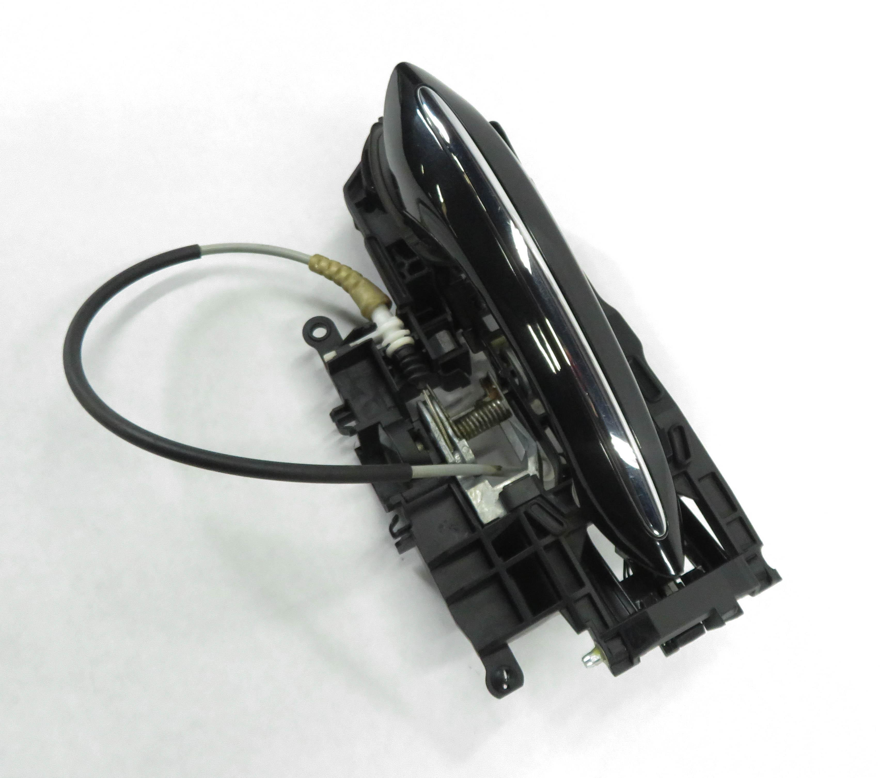 2011-2016 BMW 528i 535i 550i M5 (F10) RIGHT FRONT DOOR HANDLE w/ LIGHT (BLACK) — exact item pictured