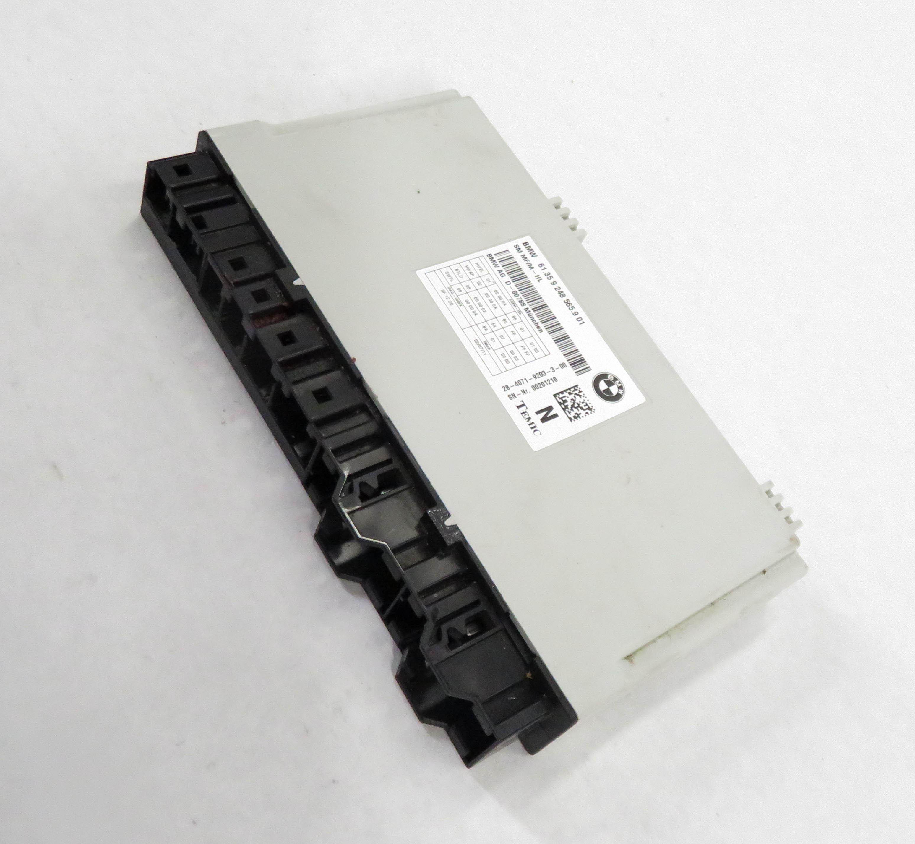 10-17 BMW 528i 535i 550i 650i 740i 750i 760i F10 F01 COMFORT MEMORY SEAT MODULE — exact item pictured