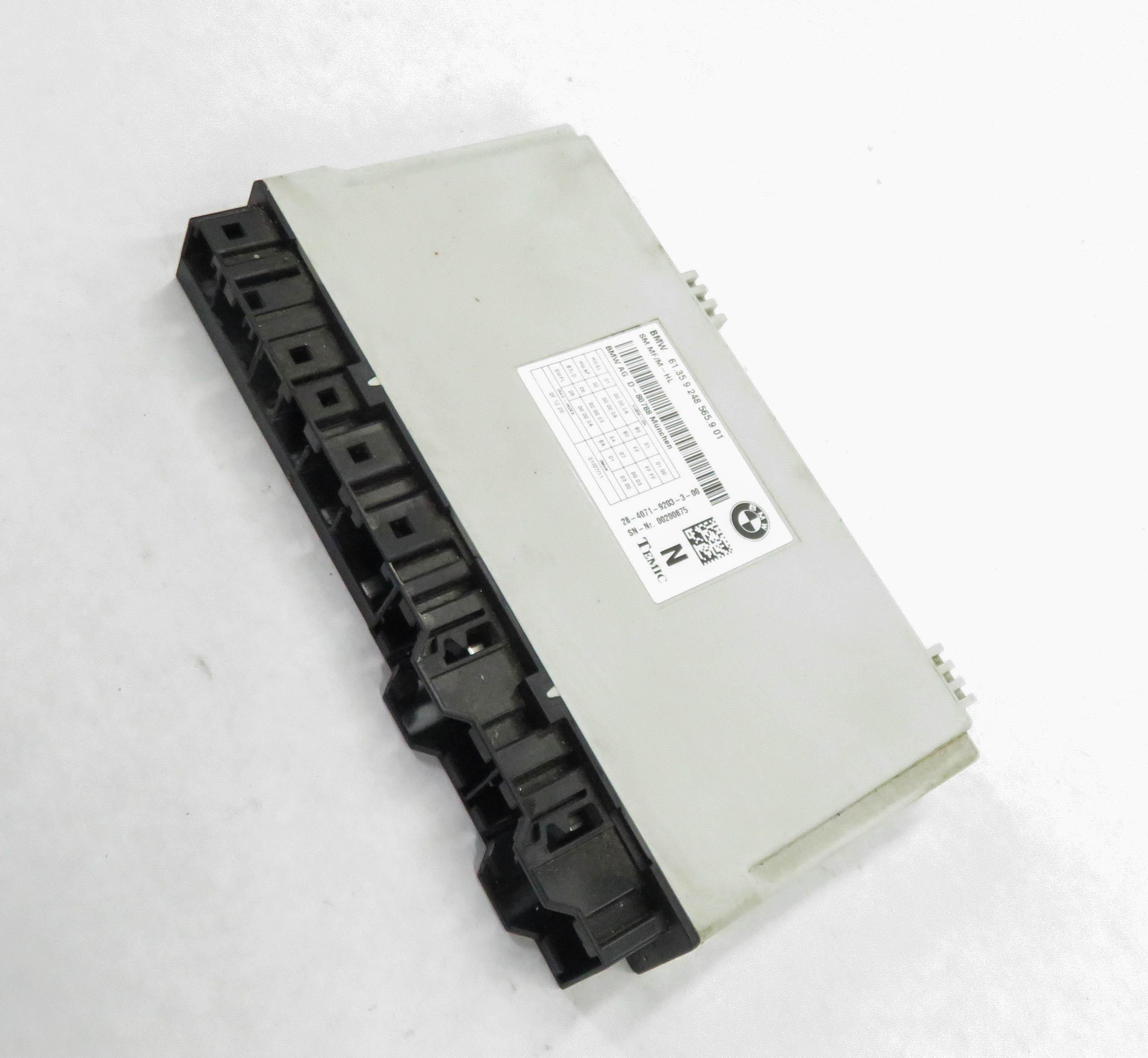 10-17 BMW 528i 535i 550i 650i 740i 750i 760i F10 F01 COMFORT MEMORY SEAT MODULE — exact item pictured