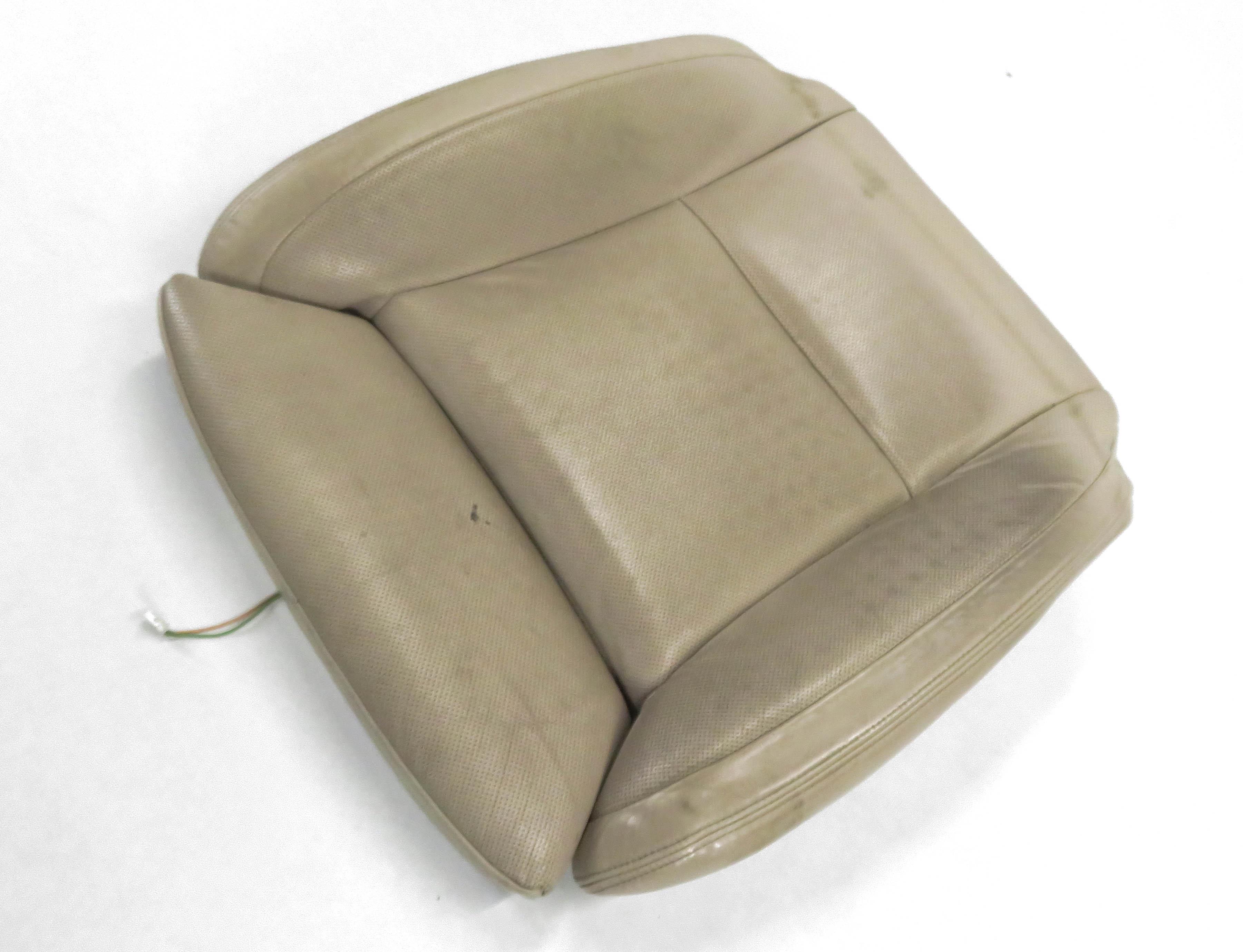 2011 BMW ACTIVE HYBRID 7 (F04) DRIVER LOWER BOTTOM HEATED SEAT CUSHION (OYSTER) — exact item pictured