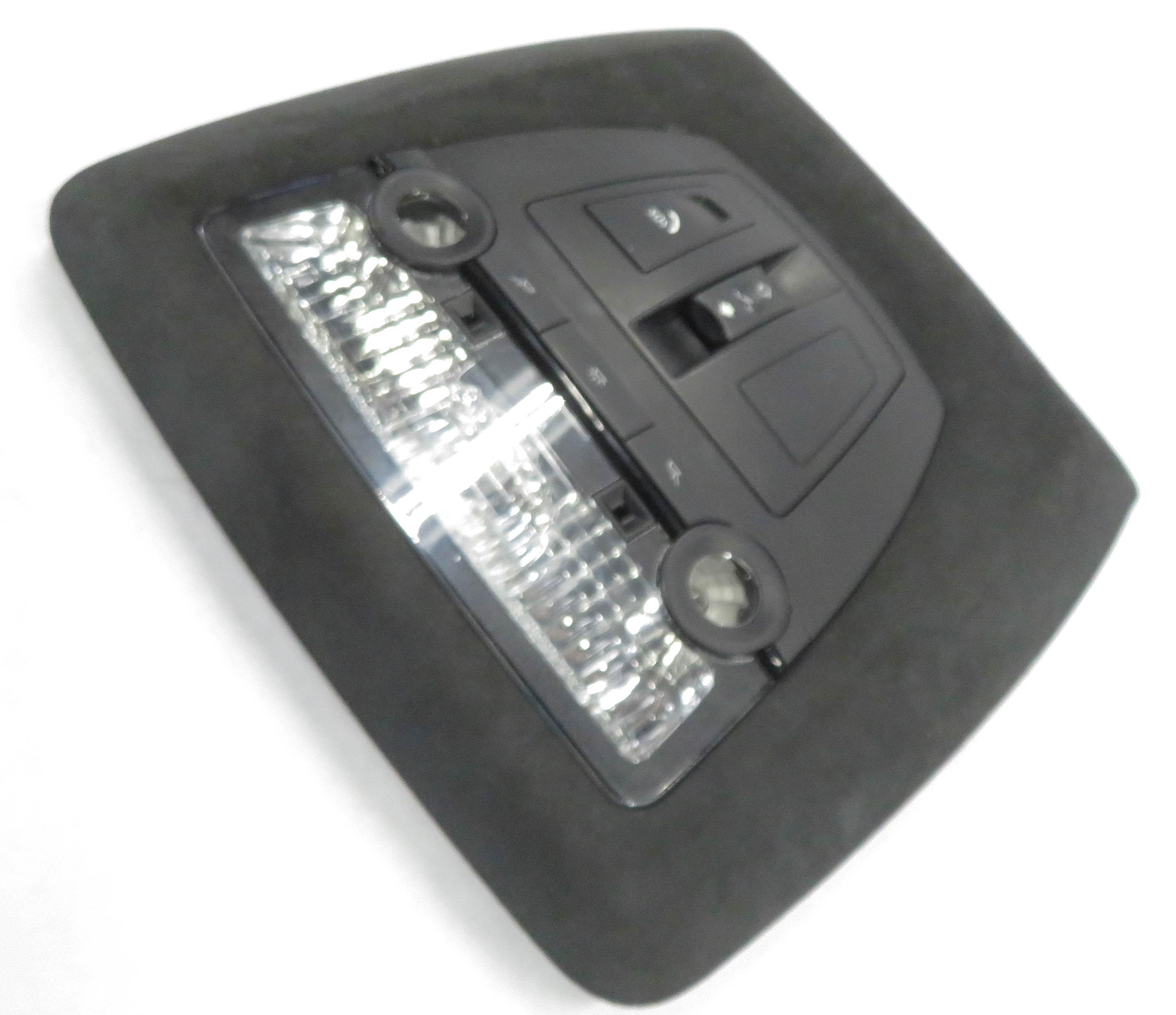 2011 BMW ACTIVE HYBRID 7 (F04) FRONT MAP COURTESY DOME LIGHT (BLACK SUEDE) — exact item pictured