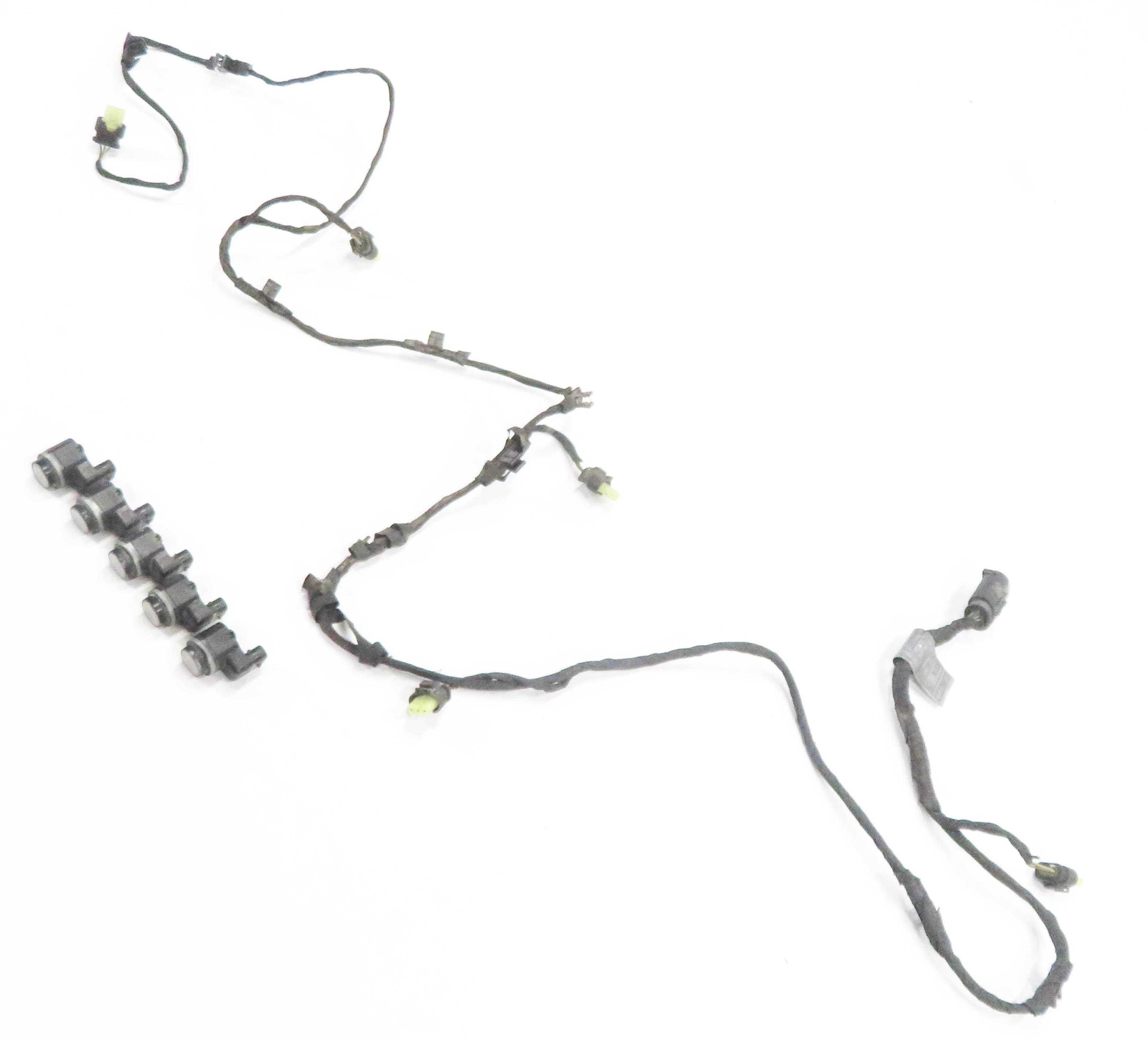 2011 BMW ACTIVE HYBRID 7 (F04) FRONT PDC PARK DISTANCE SENSOR SET-4 (SILVER) — exact item pictured