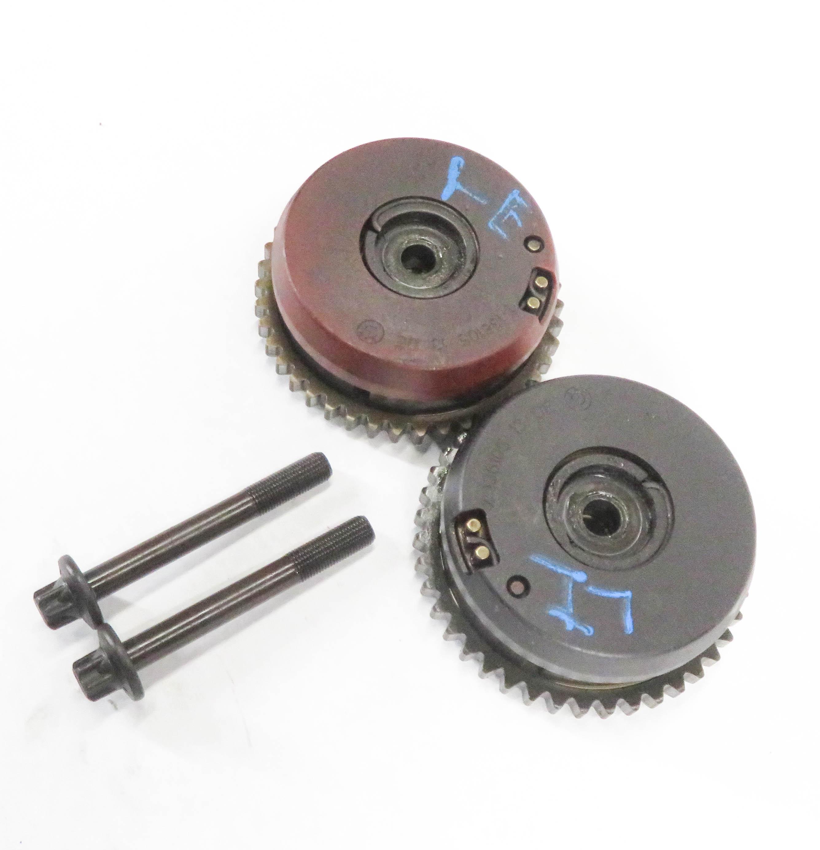 2011 BMW ACTIVE HYBRID 7 (F04) 4.4L N63 - LEFT ENGINE CAMSHAFT TIMING GEAR SET — exact item pictured
