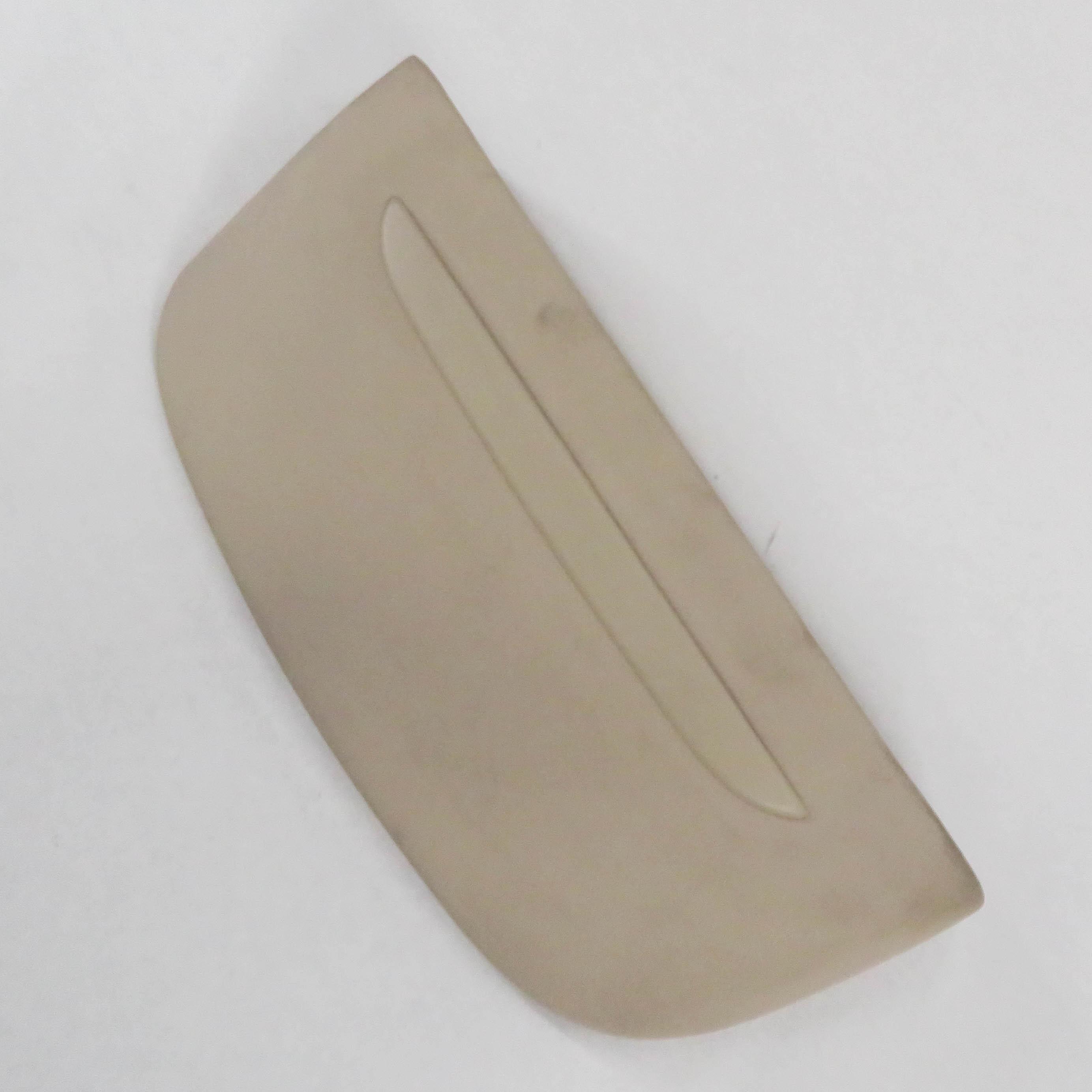 2011 BMW ACTIVE HYBRID 7 (F04) RIGHT FRONT SEAT BACK COVER w/ LIGHT (OYSTER) — exact item pictured