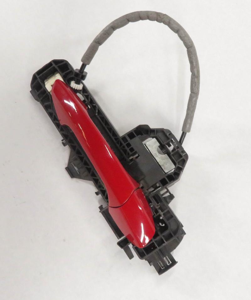 08-17 MERCEDES C250 C300 C350 C63 E250 E350 RIGHT REAR DOOR HANDLE (FIRE RED) — exact item pictured