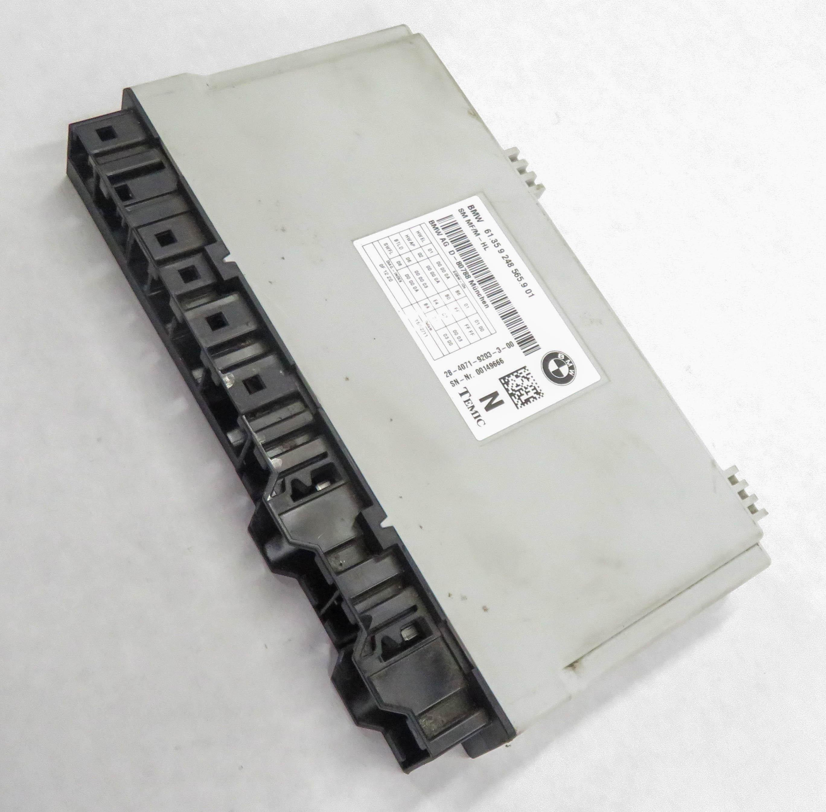 10-17 BMW 528i 535i 550i 650i 740i 750i 760i F10 F01 COMFORT MEMORY SEAT MODULE — exact item pictured