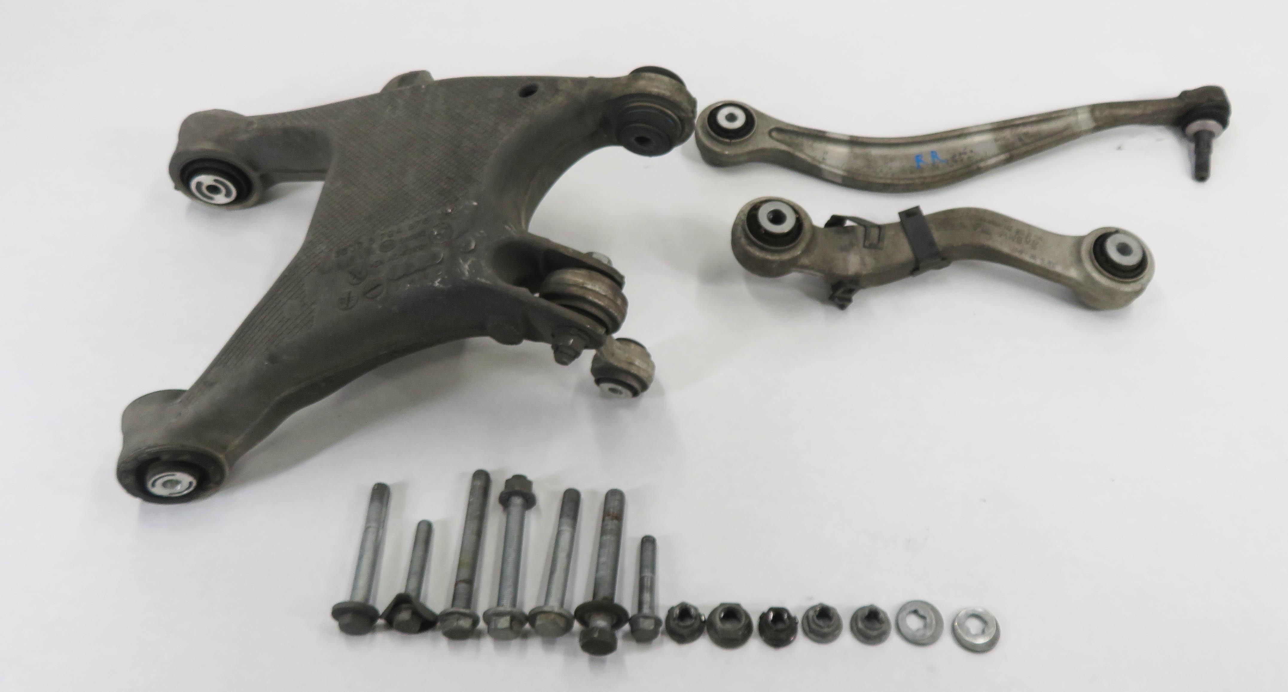 11-19 BMW 535i 550i 640i 650i 740i 750i (F01 F10) RIGHT REAR CONTROL ARM SET-3 — exact item pictured