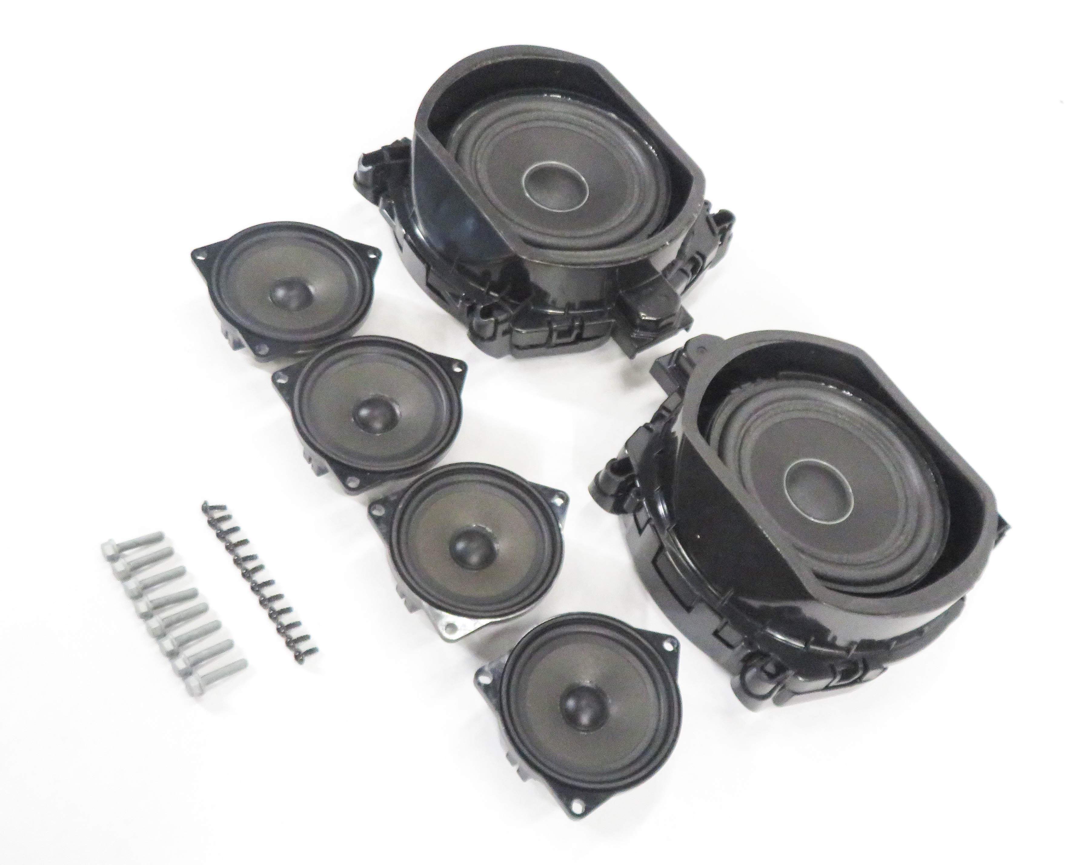 2011 BMW X5 (E70) RADIO STEREO MEDIA AUDIO SUB SUBWOOFER SPEAKER SET-6 — exact item pictured