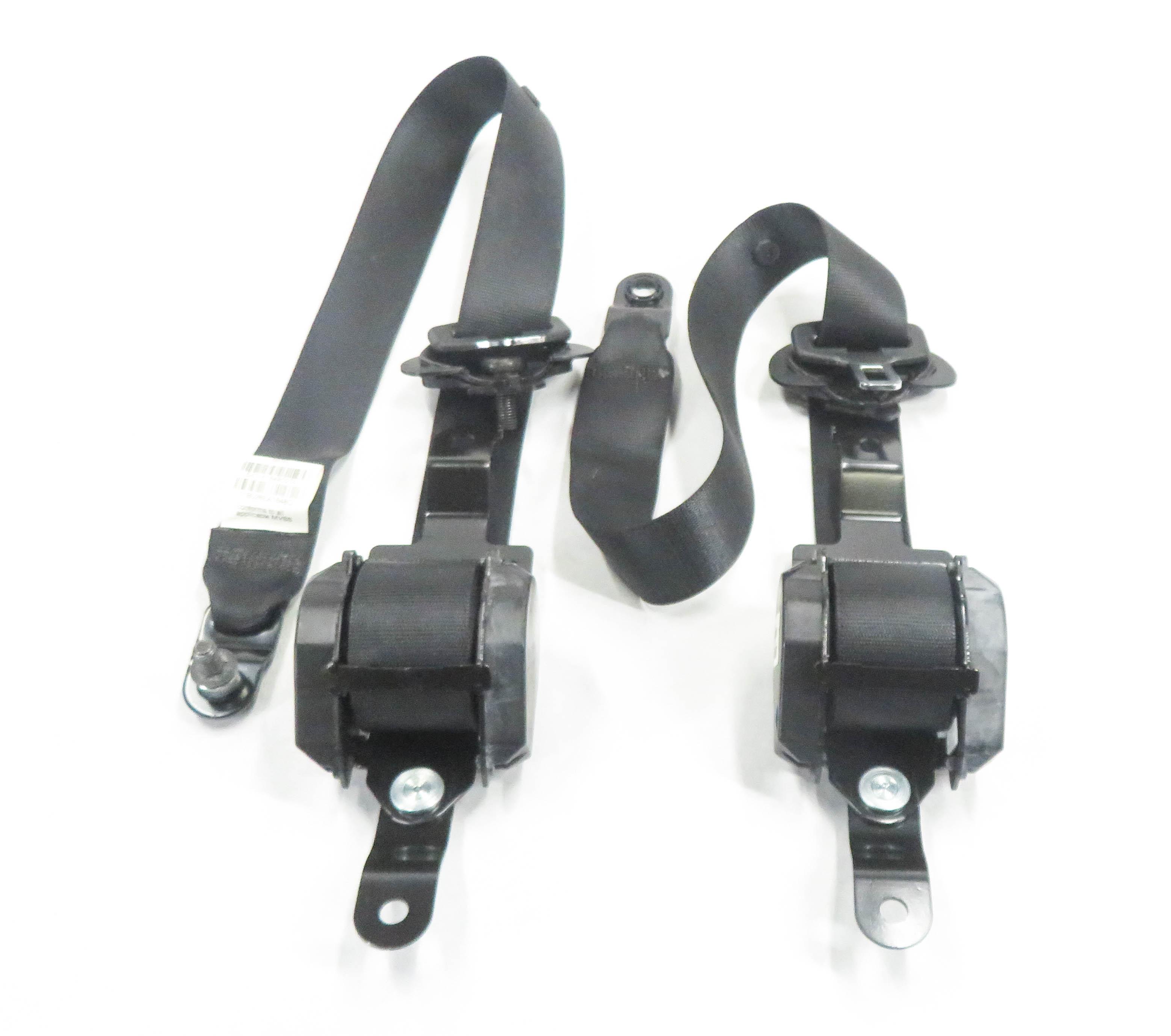 2011 BMW X5 (E70) REAR 2nd SECOND ROW - LEFT & RIGHT SEATBELT RETRACTOR (BLACK) — exact item pictured